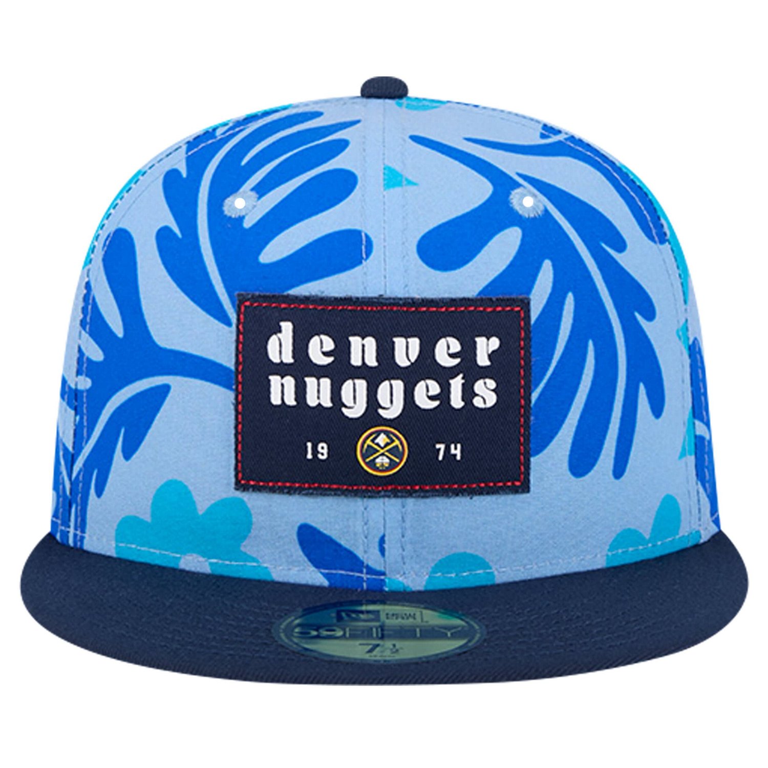 New Era Denver Nuggets Palm Fronds 2-Tone 59FIFTY Fitted Hat                                                                     - view number 2
