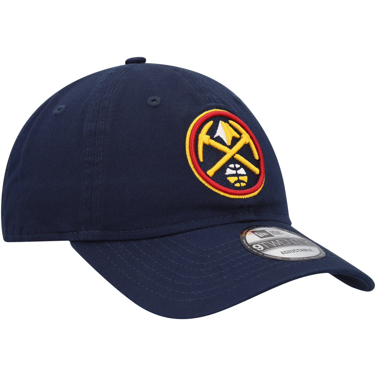 New Era Denver Nuggets Team 20 9TWENTY Adjustable Hat - view number 3