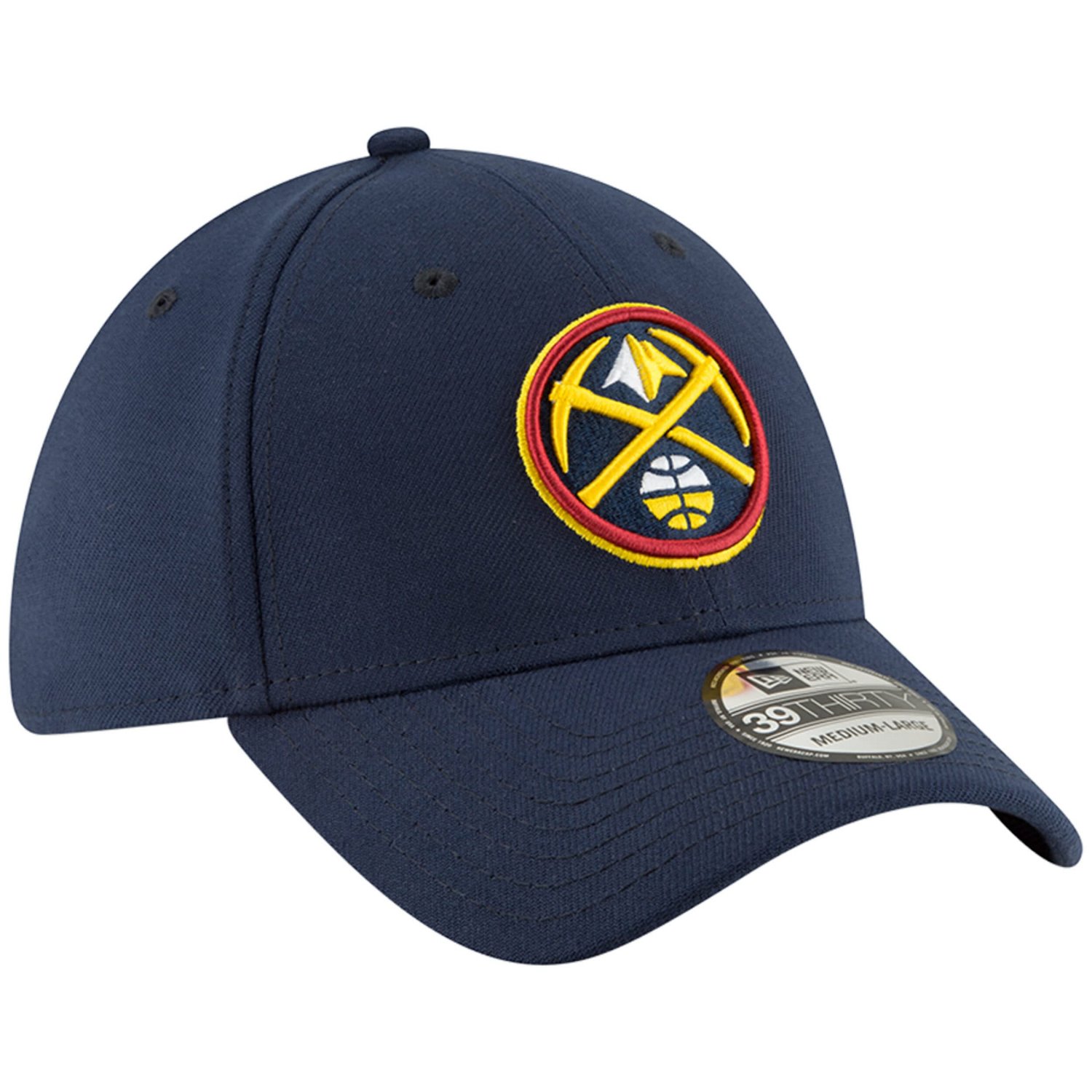 New Era Denver Nuggets Team Classic 39THIRTY Flex Hat - view number 3
