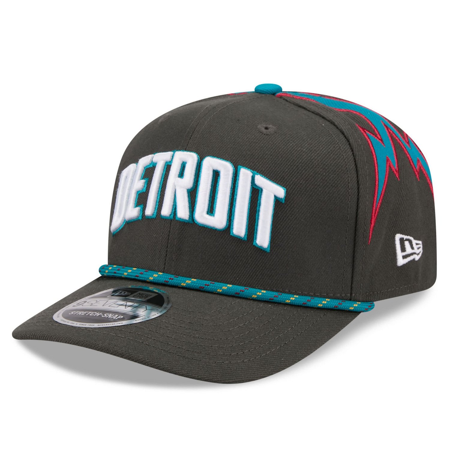 New Era Detroit Pistons 2025 26 City Edition 9SEVENTY Adjustable Hat - view number 3