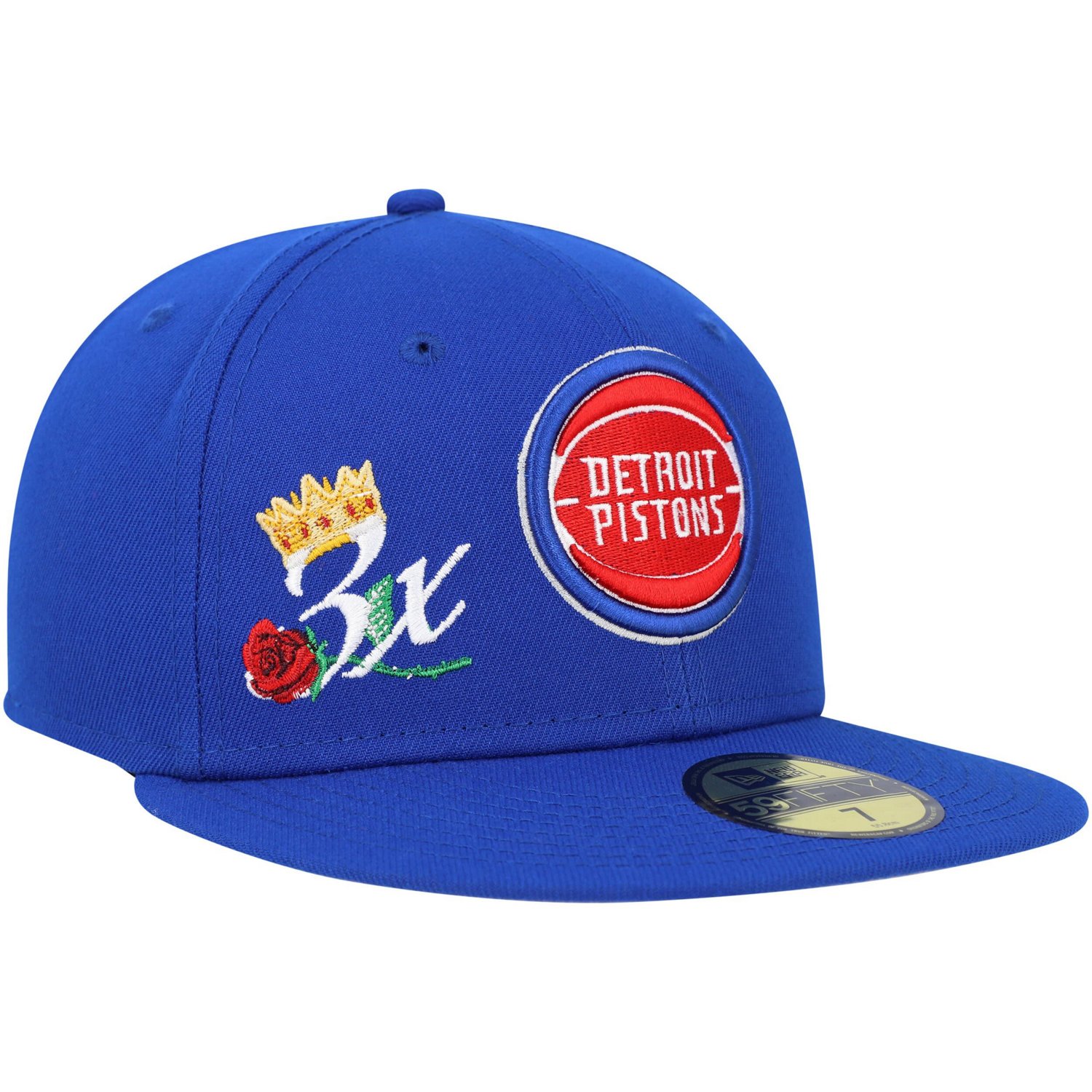 New Era Detroit Pistons Crown Champs 59FIFTY Fitted Hat Academy