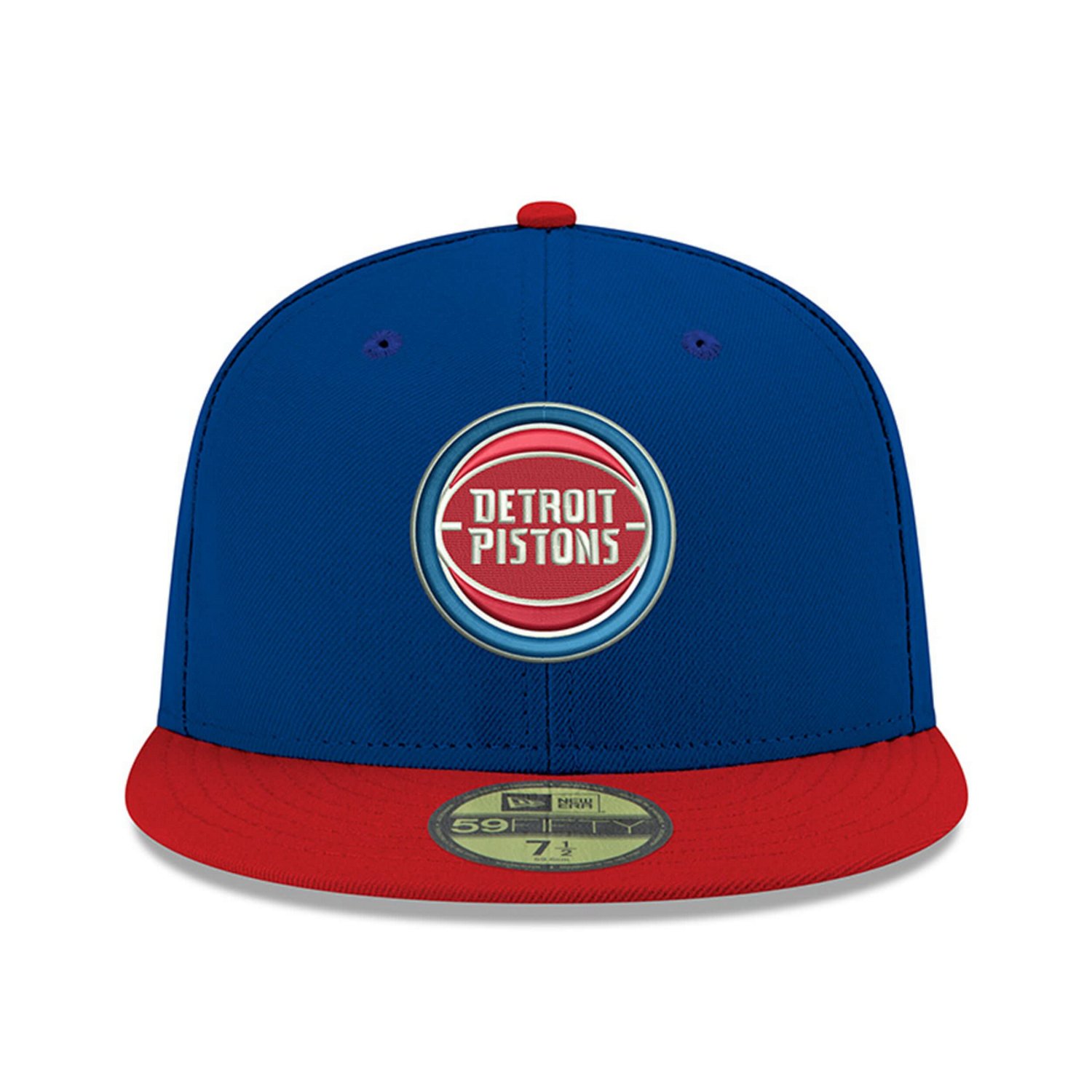 New Era Detroit Pistons Official Team Color 2Tone 59FIFTY Fitted Hat - view number 2