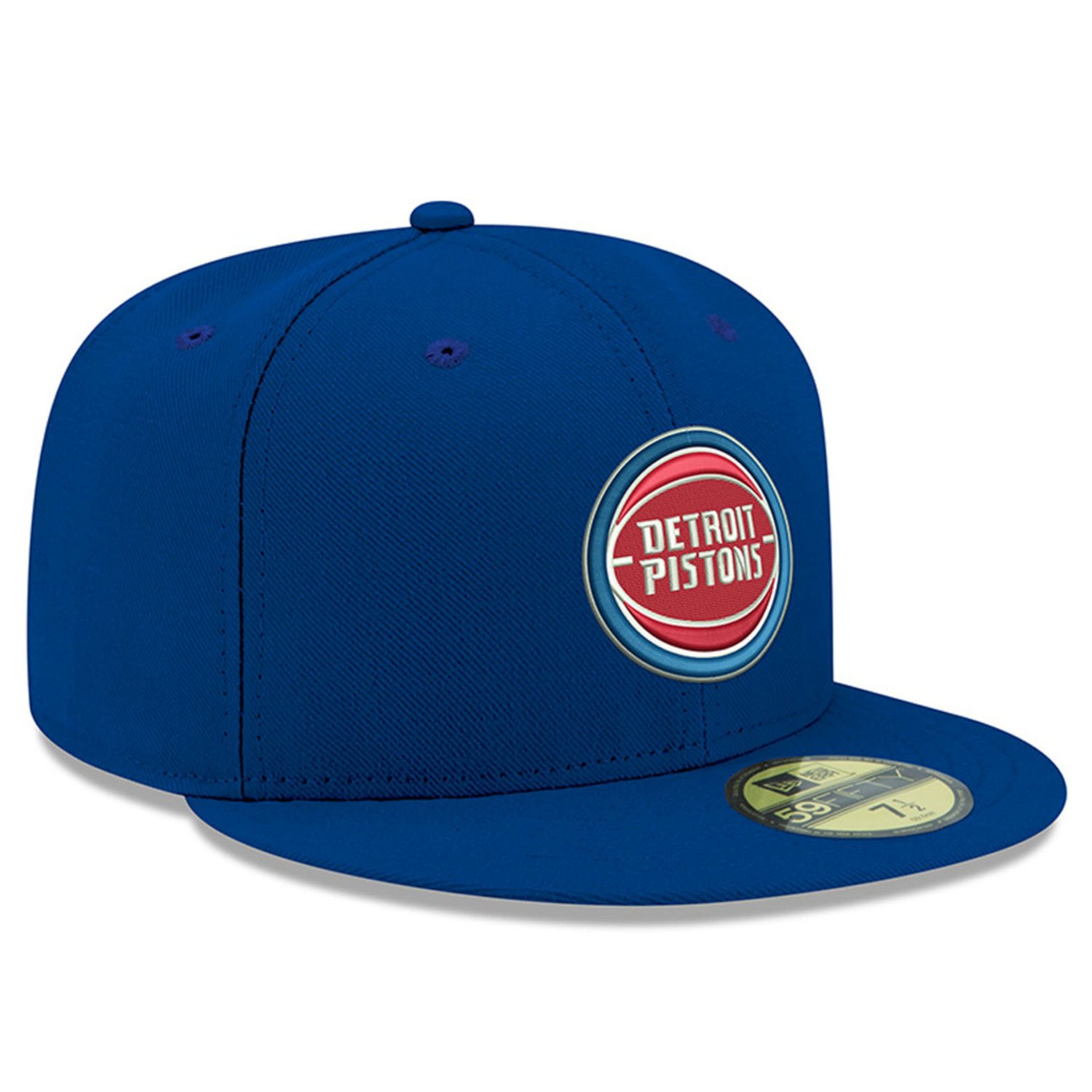 New Era Detroit Pistons Official Team Color 59FIFTY Fitted Hat - view number 3