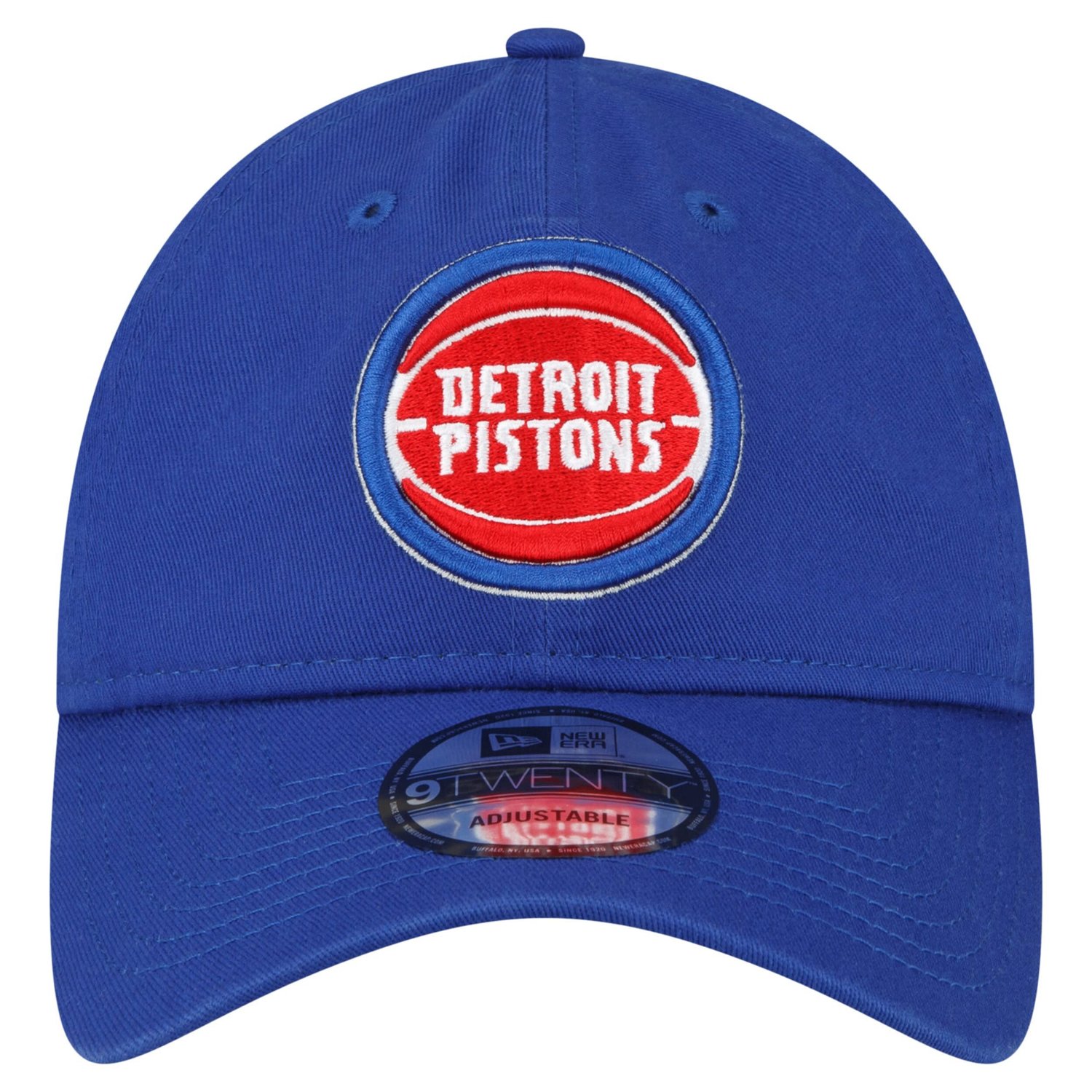 New Era Detroit Pistons Team 20 9TWENTY Adjustable Hat - view number 2
