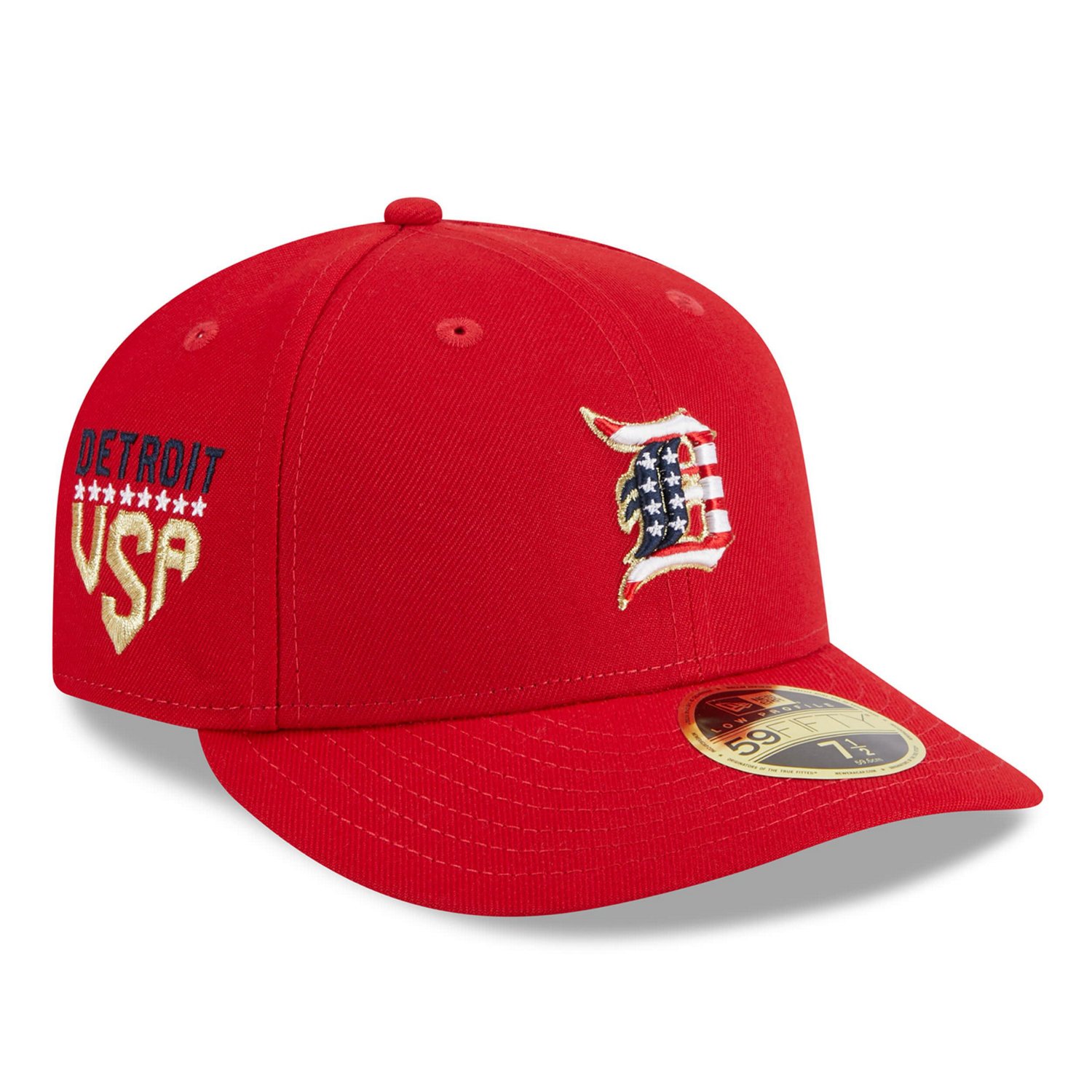 New Era Detroit Tigers 2023 Fourth of July Low Profile 59FIFTY Fitted Hat