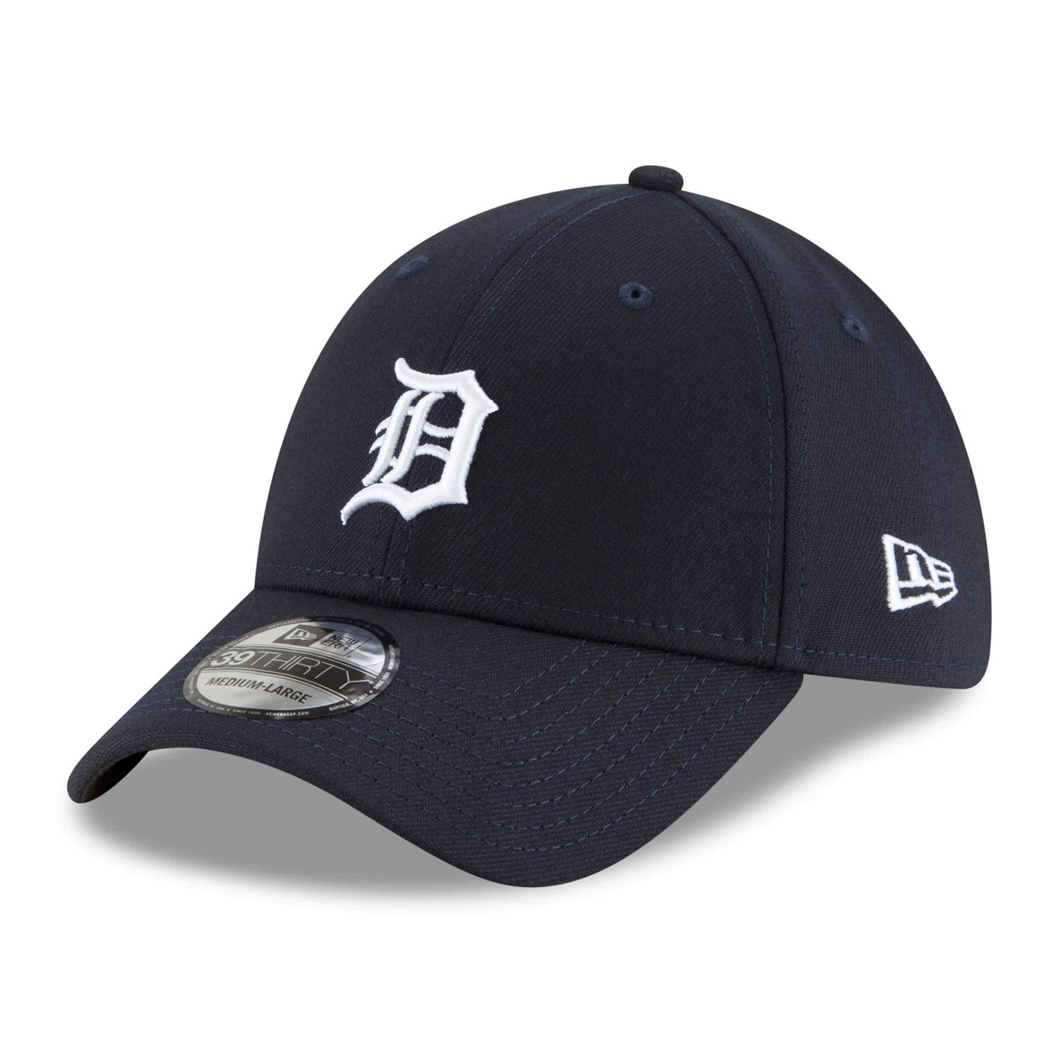 New Era Detroit Tigers 2025 MLB Postseason Side Patch 39THIRTY Flex Hat - view number 3