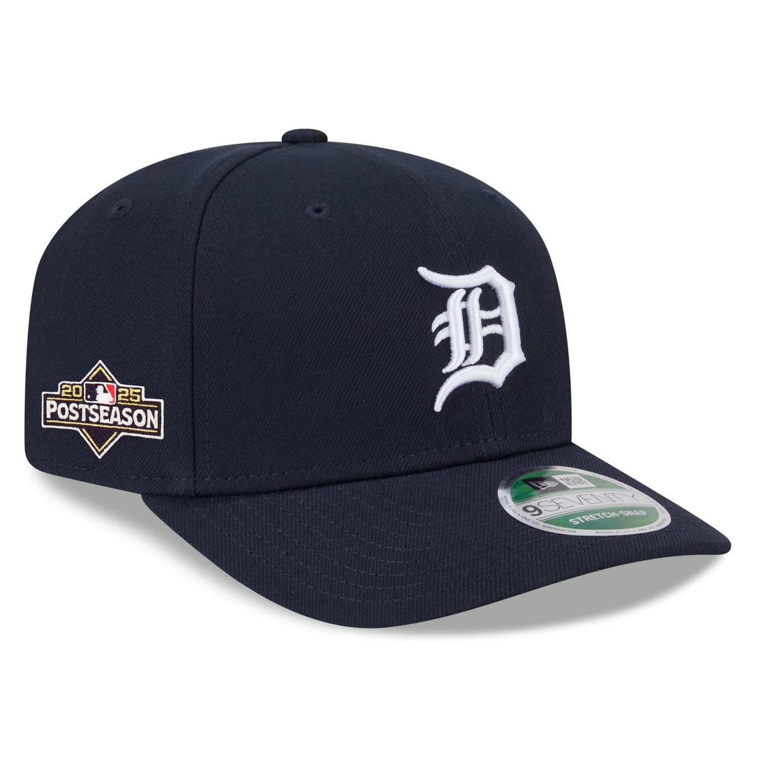 New Era Detroit Tigers 2025 MLB Postseason Side Patch 9SEVENTY Adjustable Hat