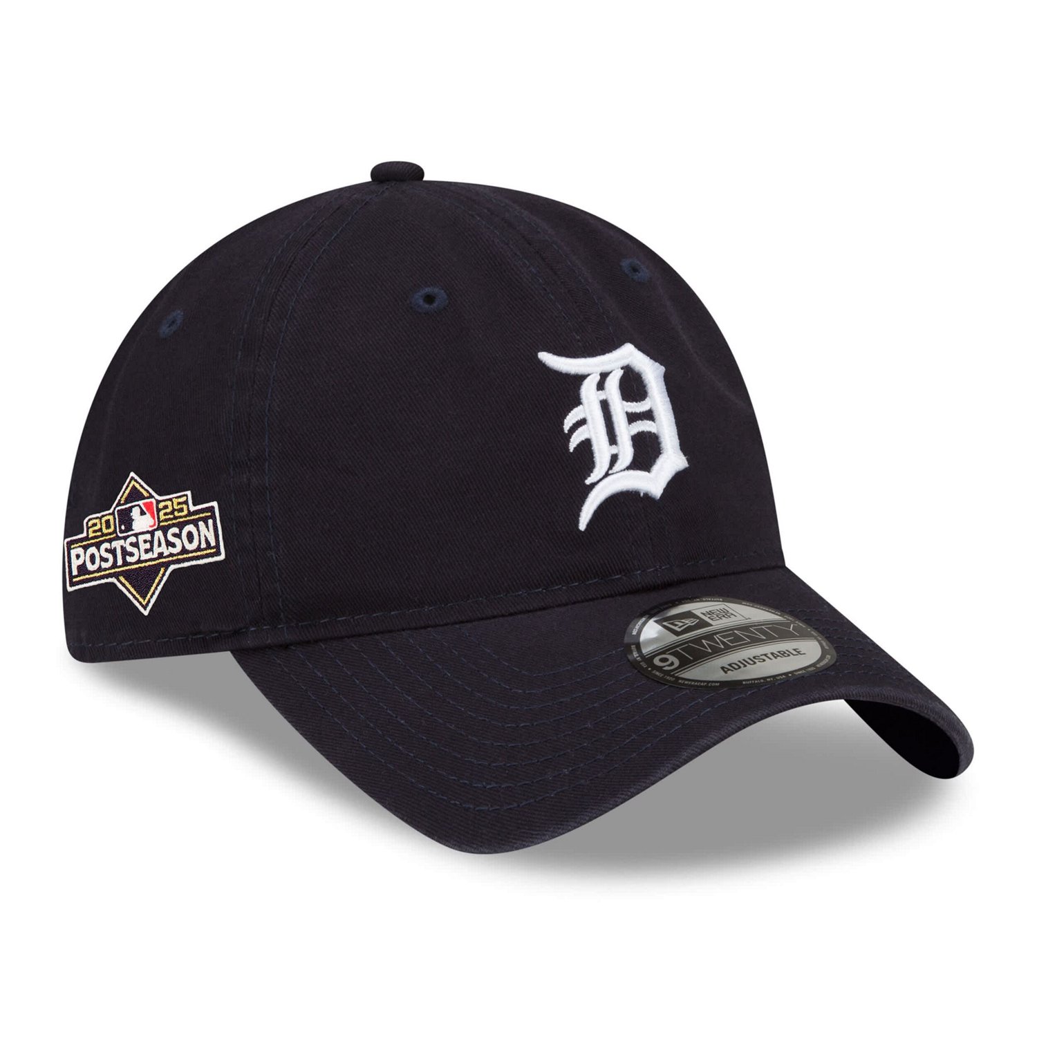 New Era Detroit Tigers 2025 MLB Postseason Side Patch 9TWENTY Adjustable Hat - view number 1