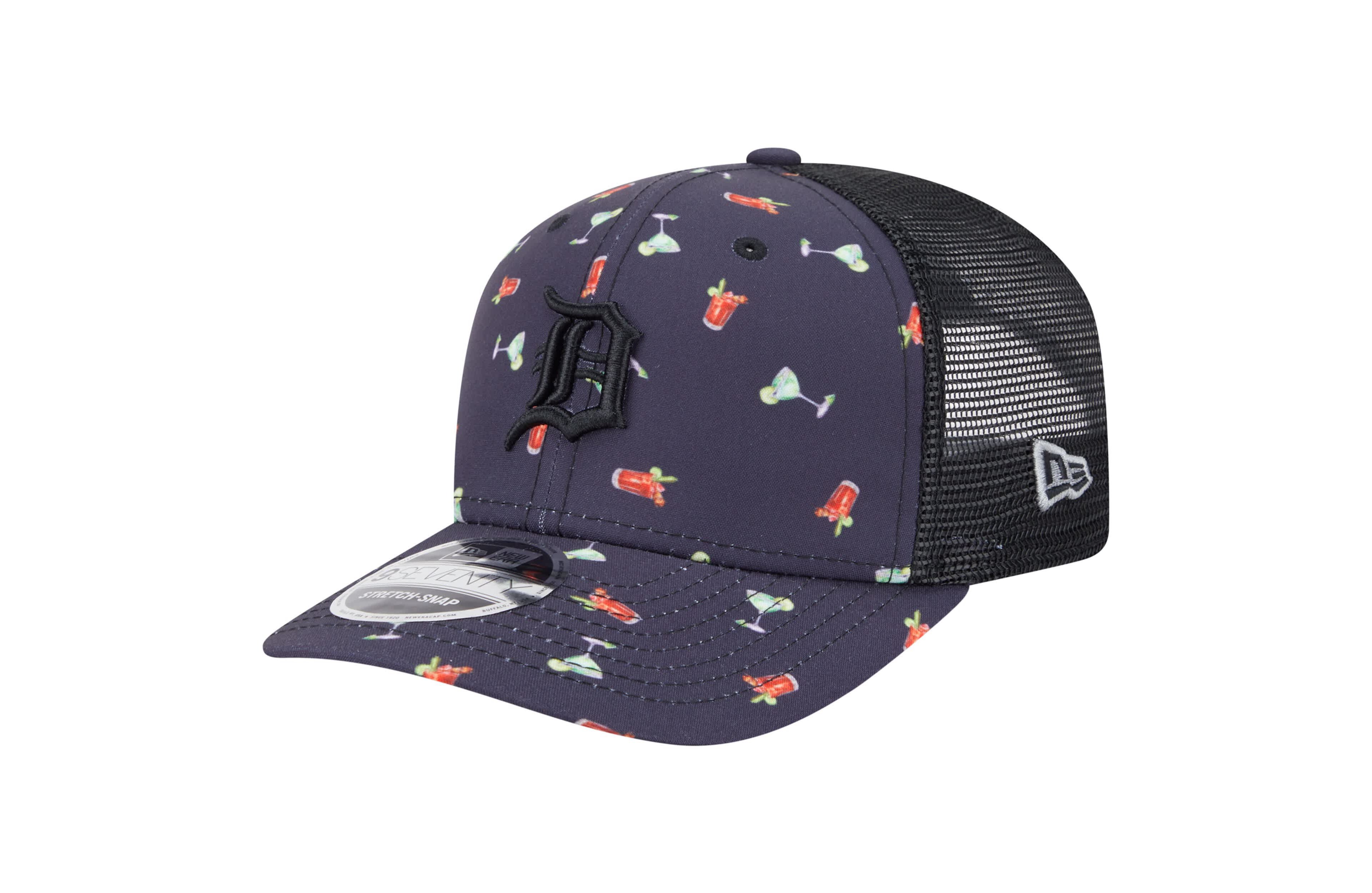 New Era Detroit Tigers Adventure Drinks Pattern 9SEVENTY Stretch-Snap Hat