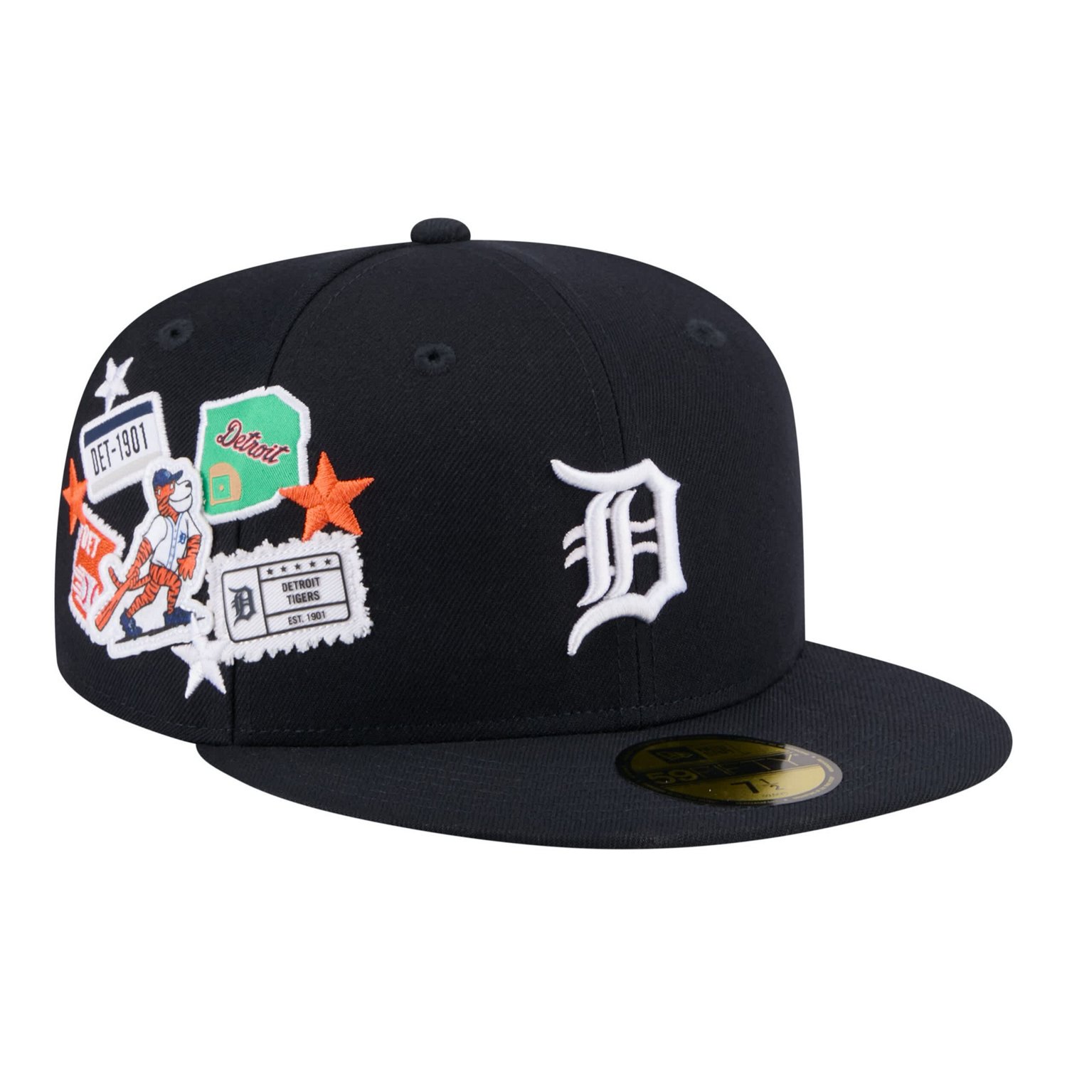 New Era Detroit Tigers City Patch 59FIFTY Fitted Hat