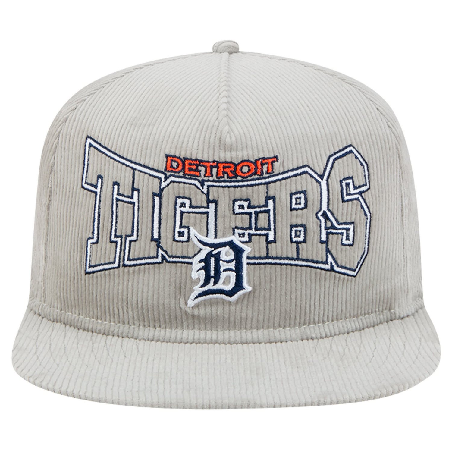 New Era Detroit Tigers Corduroy Golfer Snapback Hat - view number 2