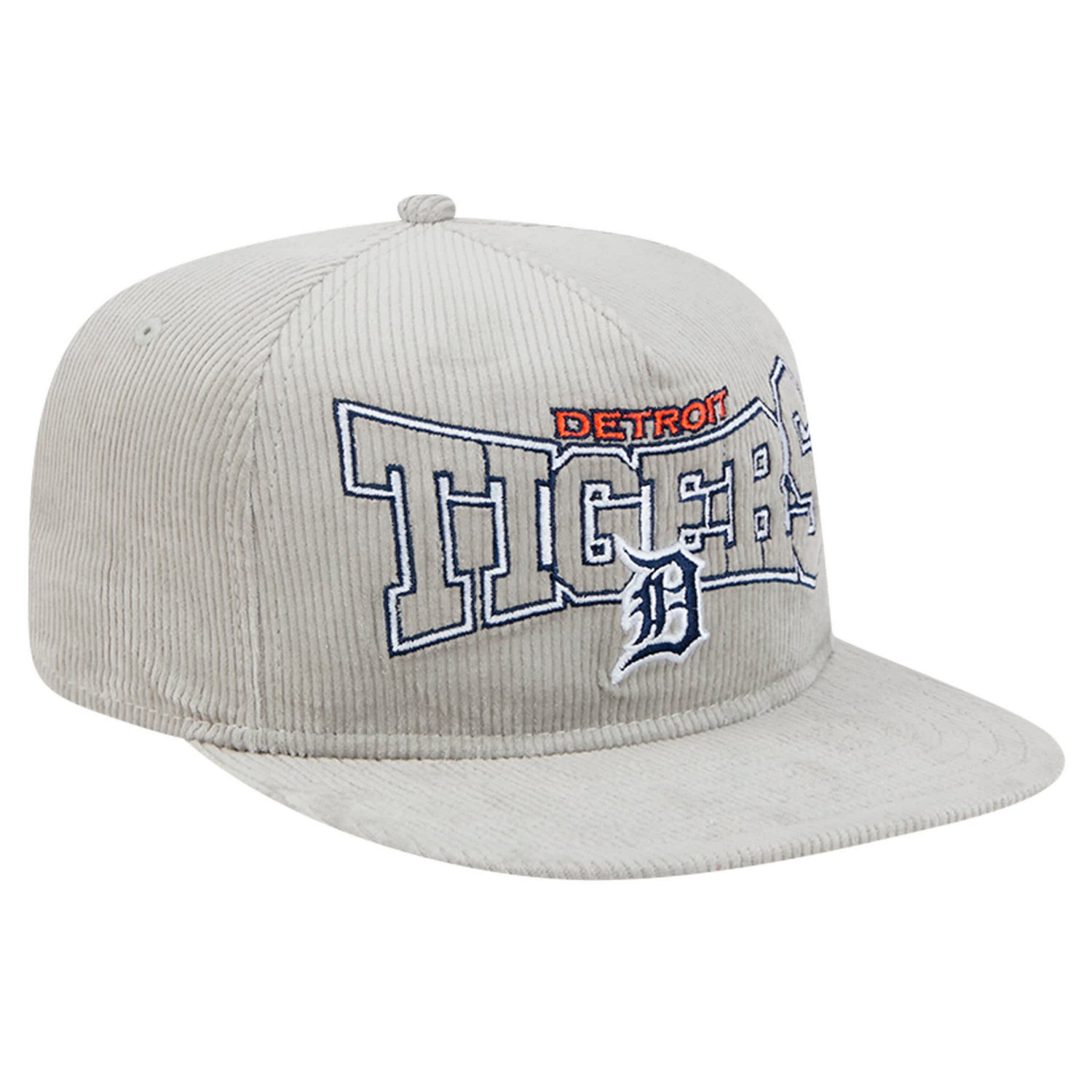 New Era Detroit Tigers Corduroy Golfer Snapback Hat - view number 3