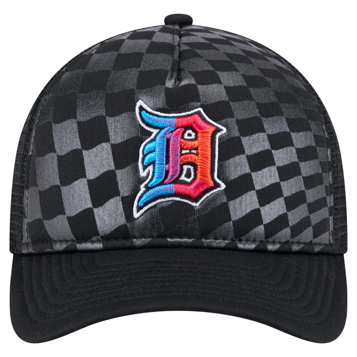 New Era Detroit Tigers Gradient 9FORTY A-Frame M-Crown Trucker Adjustable Hat                                                    - view number 2
