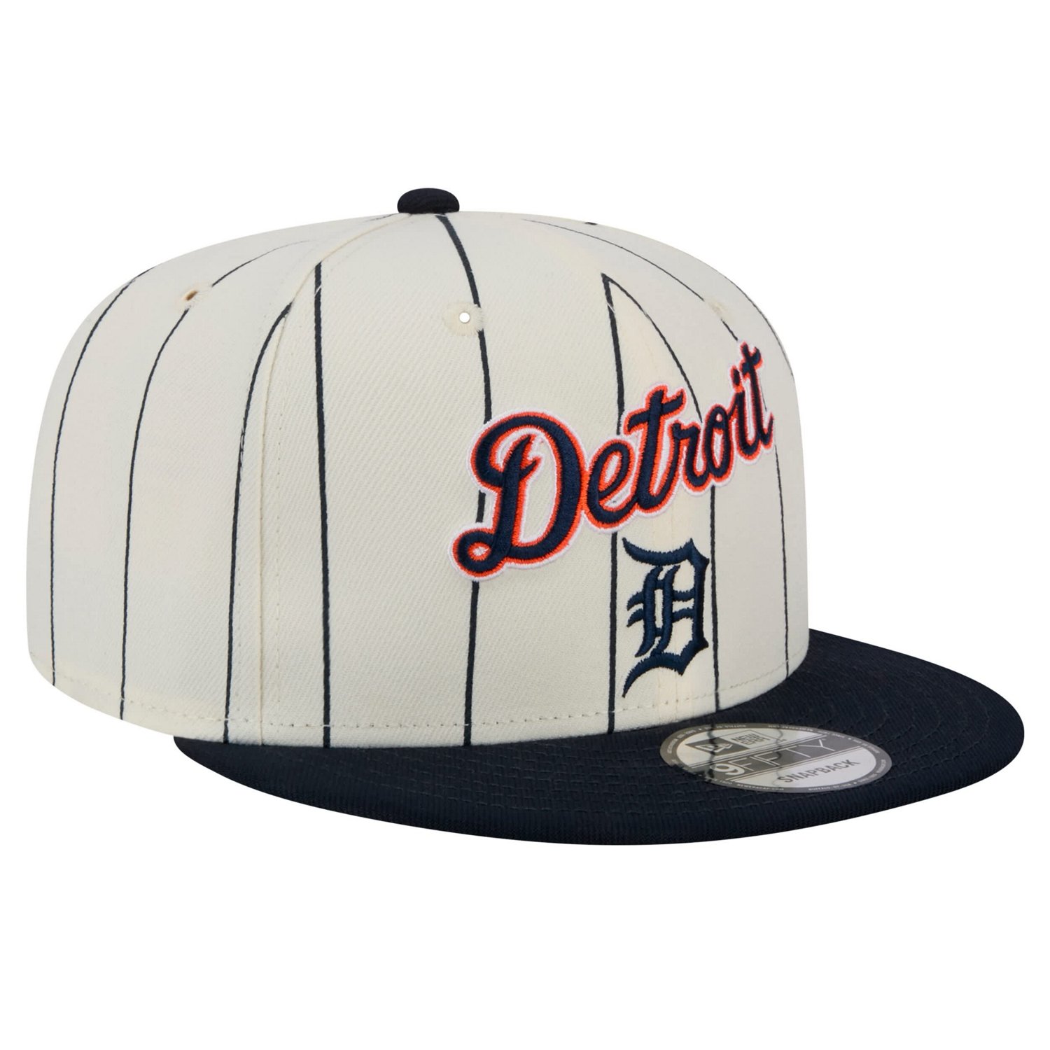 New Era Detroit Tigers Jersey Pinstripe 9FIFTY Snapback Hat - view number 3