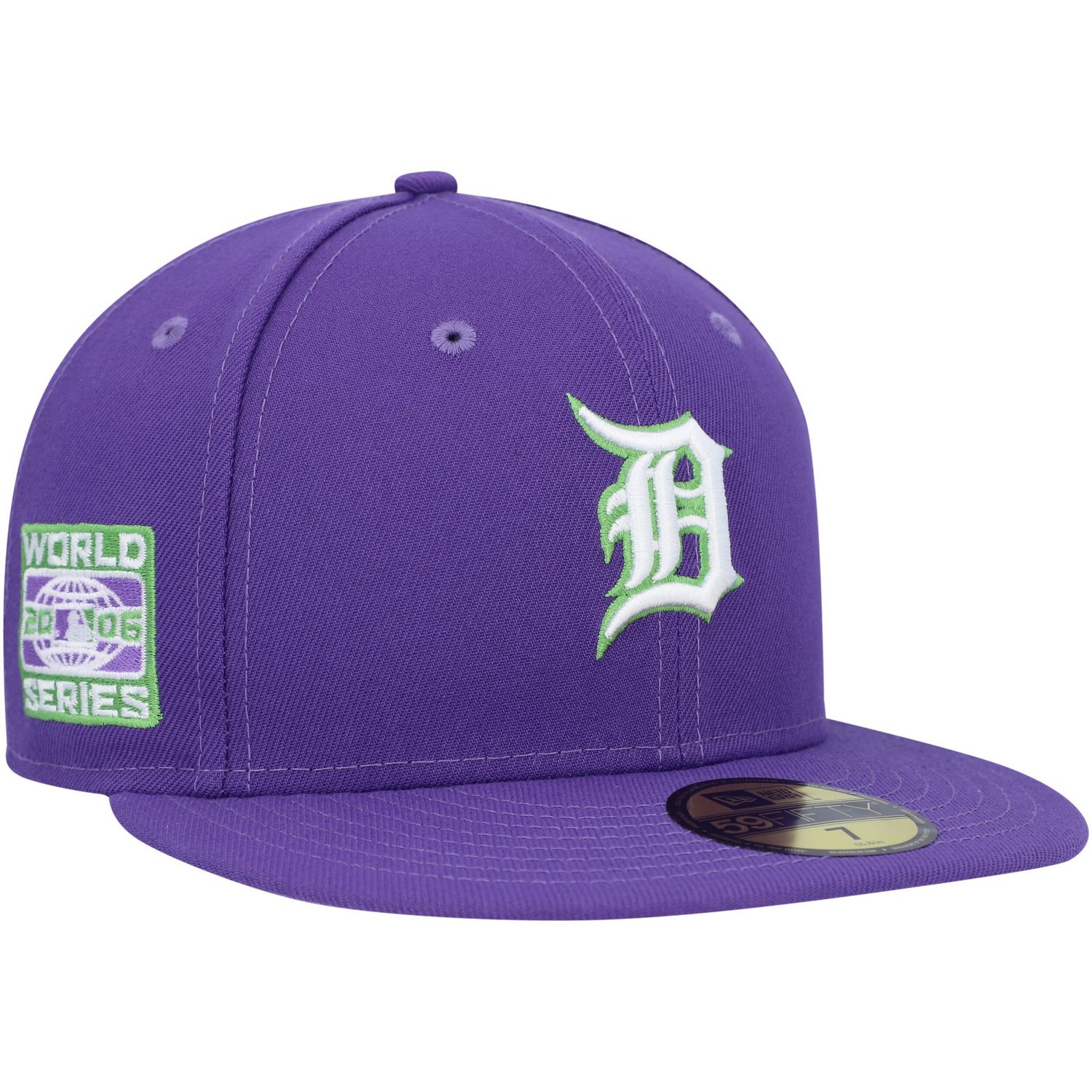 New Era Detroit Tigers Lime Side Patch 59FIFTY Fitted Hat