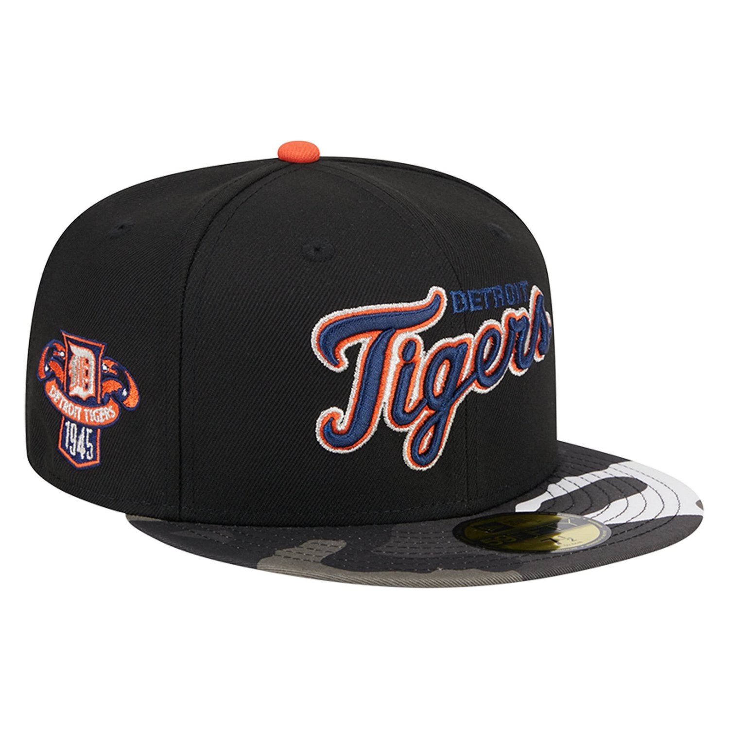 New Era Detroit Tigers Metallic Camo 59FIFTY Fitted Hat