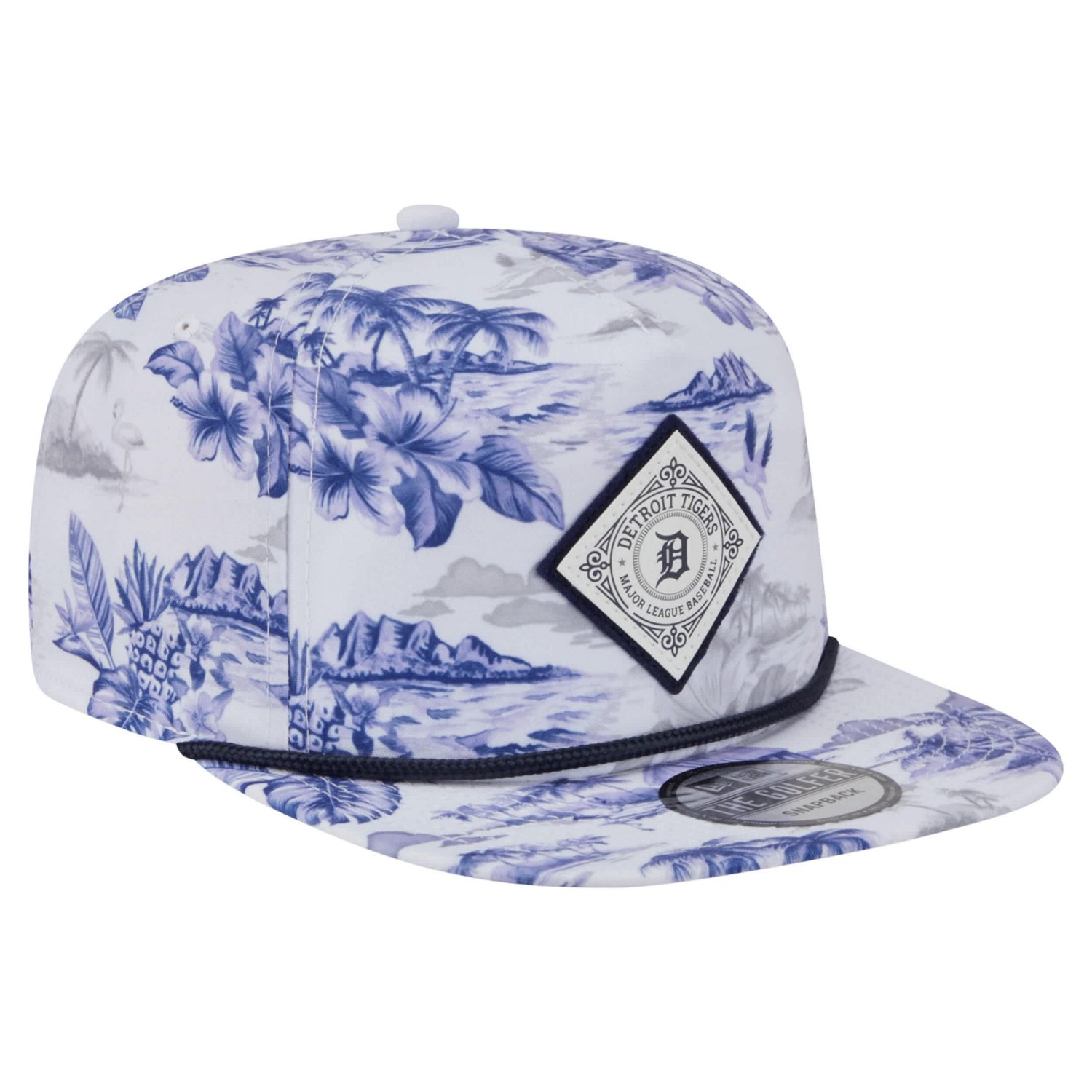 New Era Detroit Tigers Printed Island Golfer Snapback Hat - view number 3