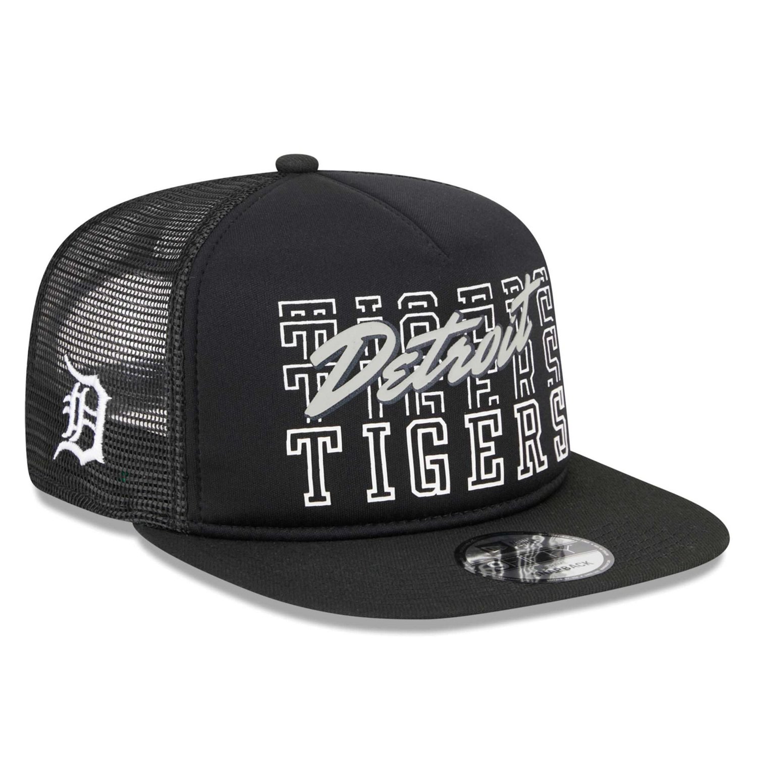 New Era Detroit Tigers Street Team A-Frame Trucker 9FIFTY Snapback Hat