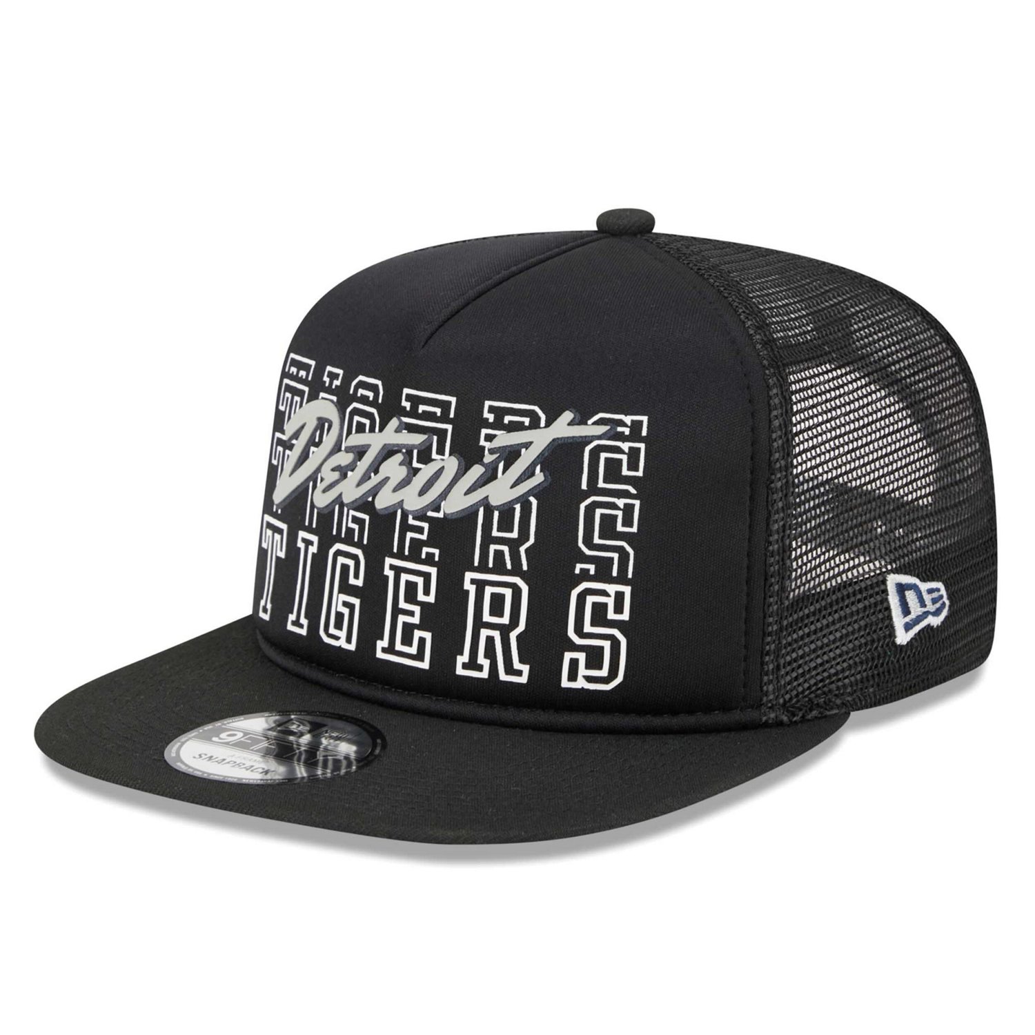 New Era Detroit Tigers Street Team A-Frame Trucker 9FIFTY Snapback Hat
