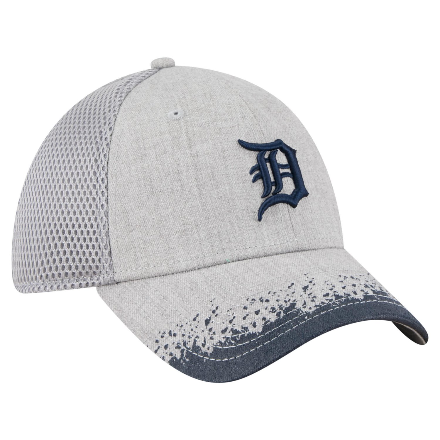 New Era Detroit Tigers Visor Paint Splatter 39THIRTY Flex Hat - view number 3