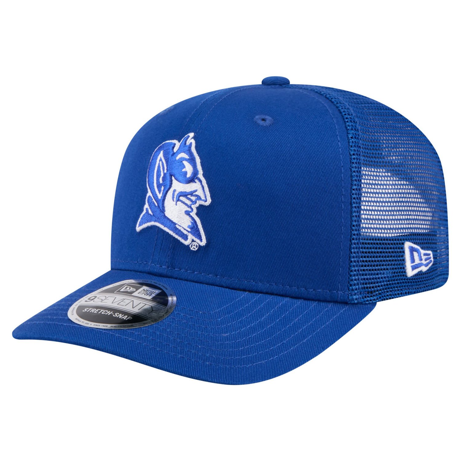 New Era Duke Blue Devils Primary 9SEVENTY Trucker Stretch-Snap Hat