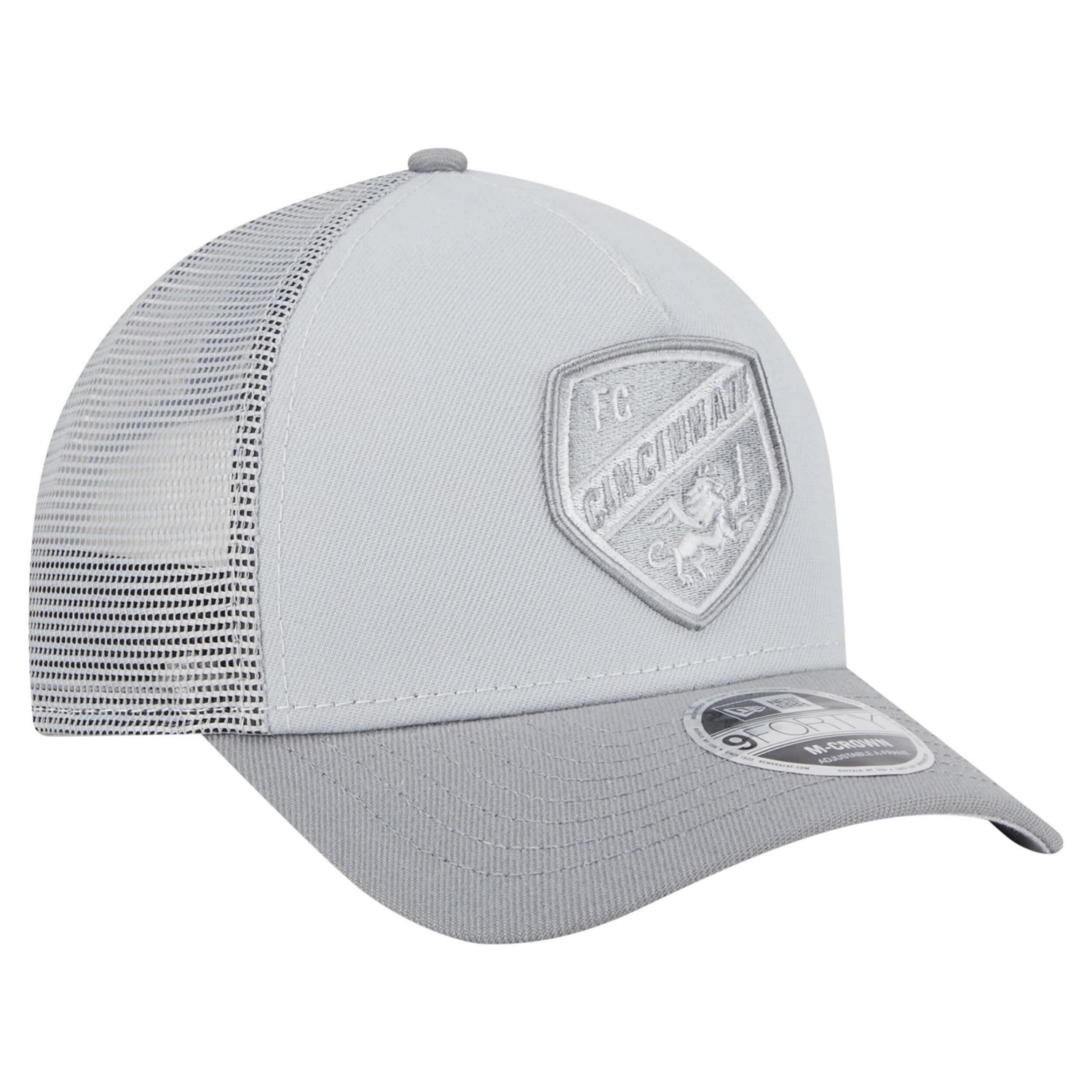 New Era FC Cincinnati Color Pack 9FORTY M-Crown A-Frame Adjustable Trucker Hat - view number 3