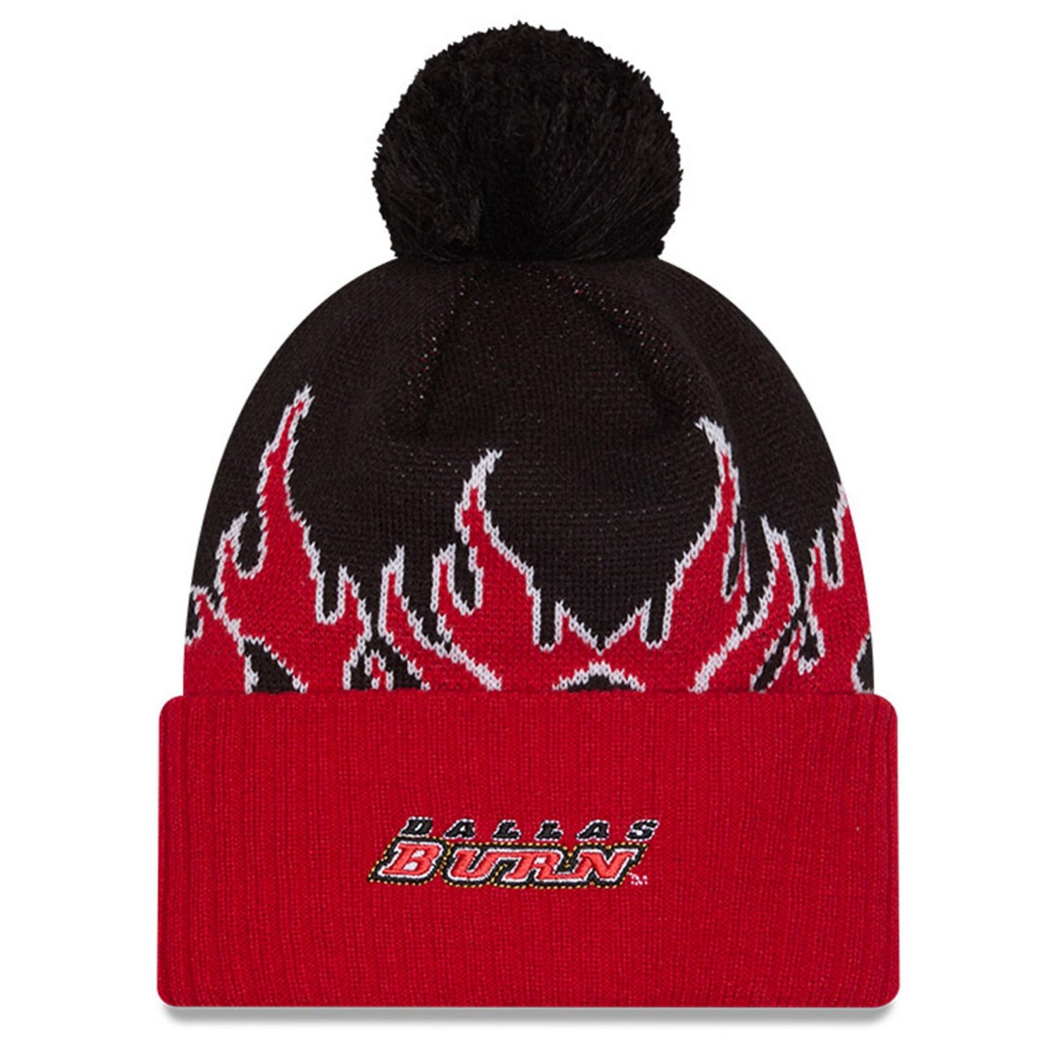 New Era FC Dallas 2025 Jersey Hook Cuffed Knit Hat With Pom - view number 3