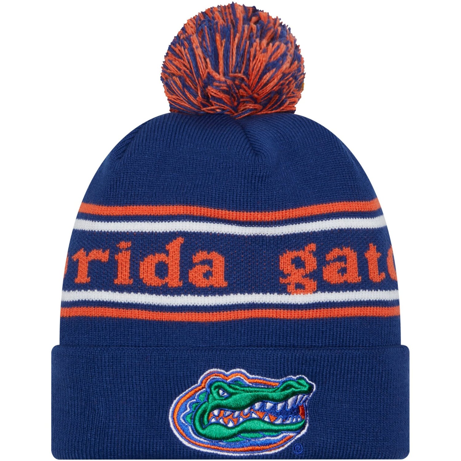 New Era Florida Gators Marquee Cuffed Knit Hat with Pom