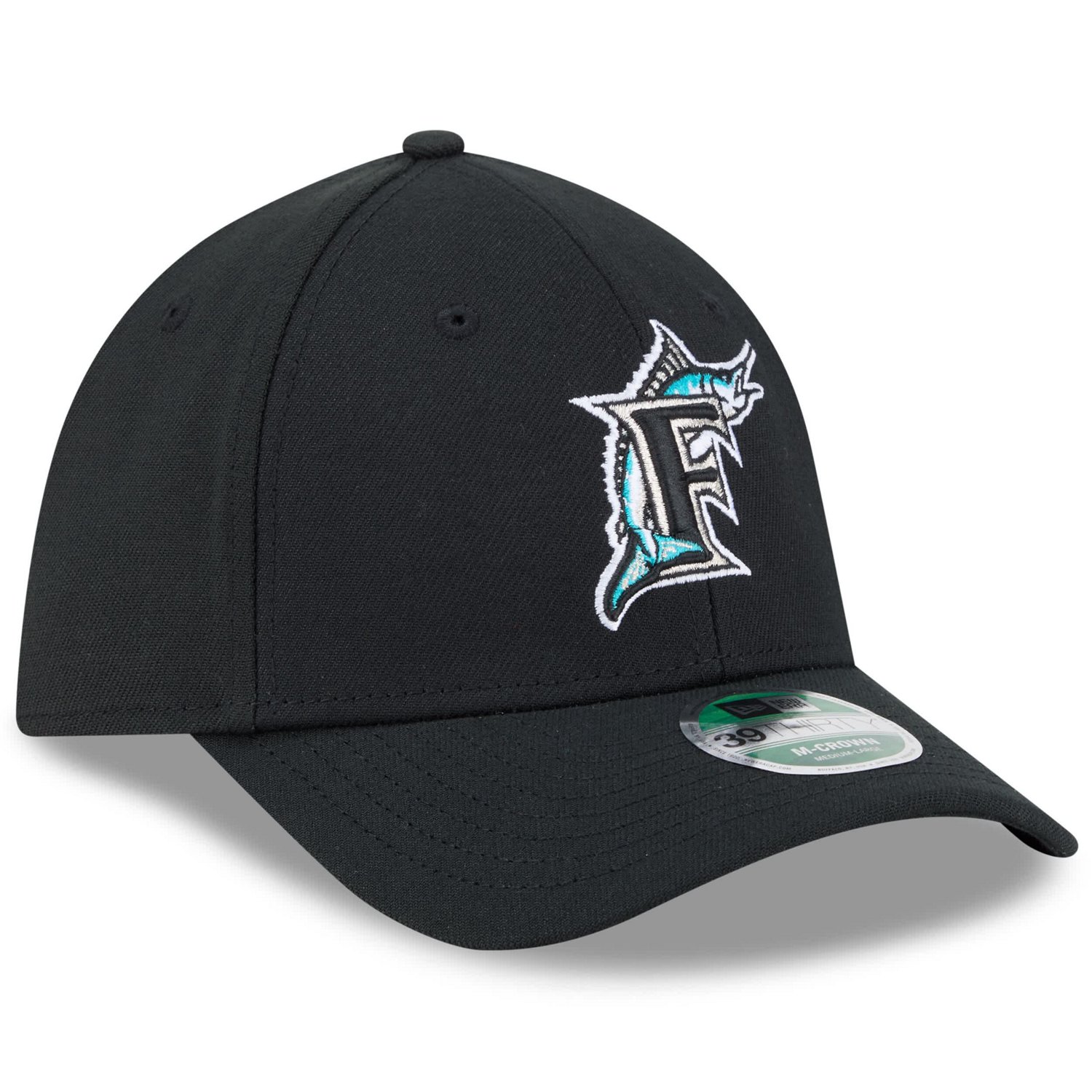 New Era Florida Marlins Player Replica 39THIRTY M-Crown Flex Hat - view number 3