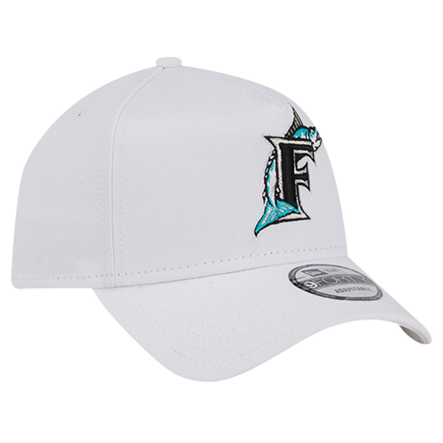 New Era Florida Marlins TC A-Frame 9FORTY Adjustable Hat - view number 3
