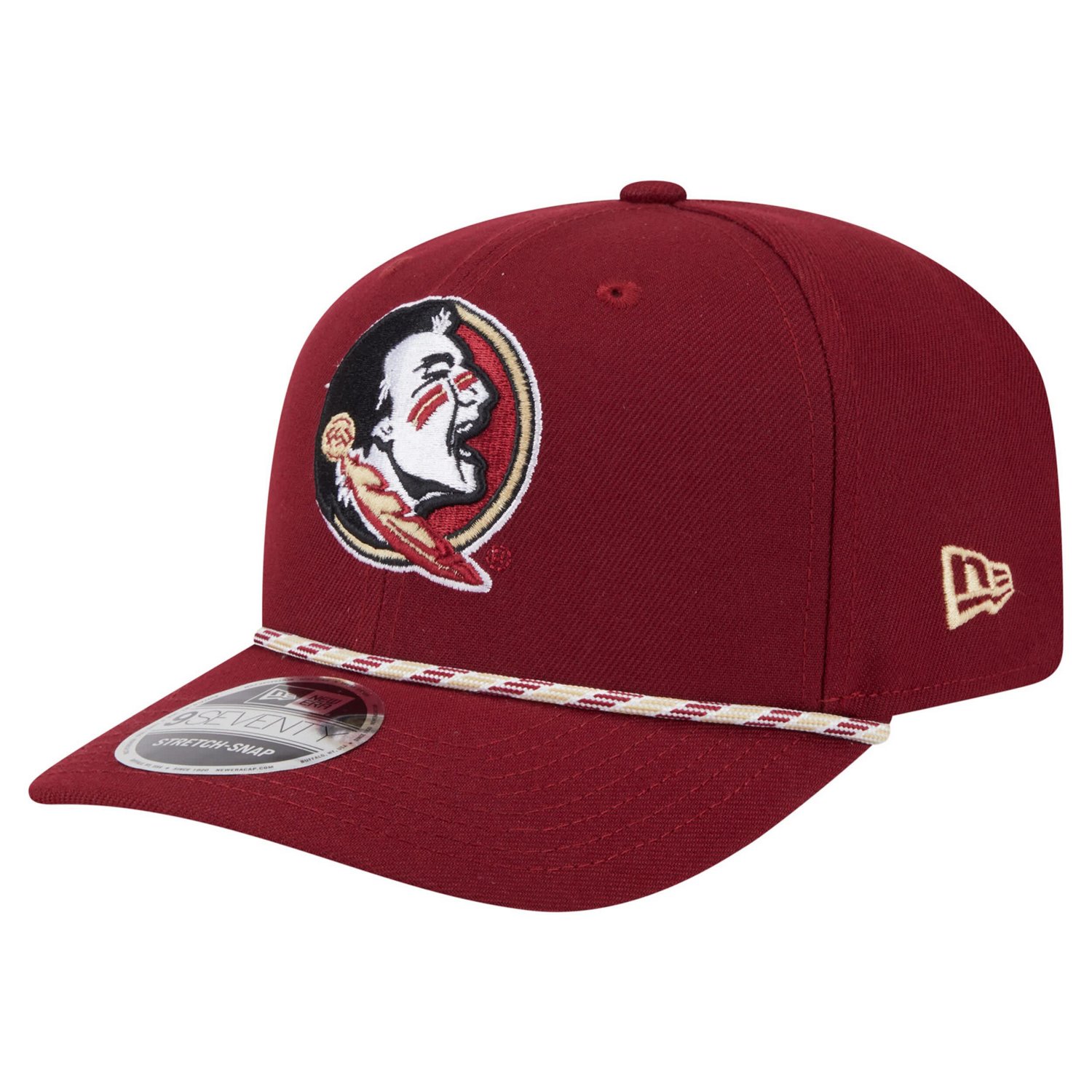 New Era Florida State Seminoles Game Day Multi-Rope 9SEVENTY Stretch-Snap Hat
