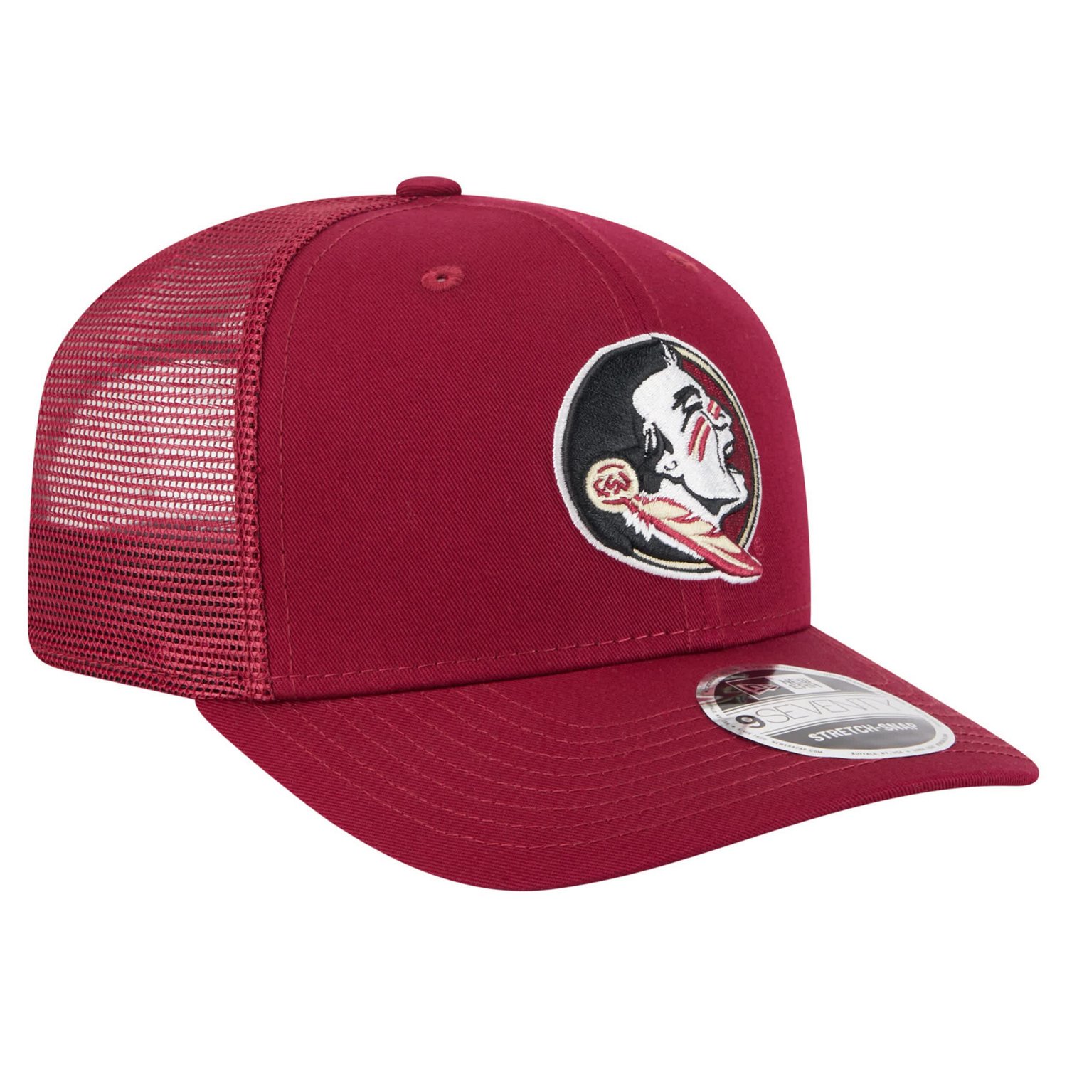 New Era Florida State Seminoles Primary 9SEVENTY Trucker Stretch-Snap Hat - view number 2