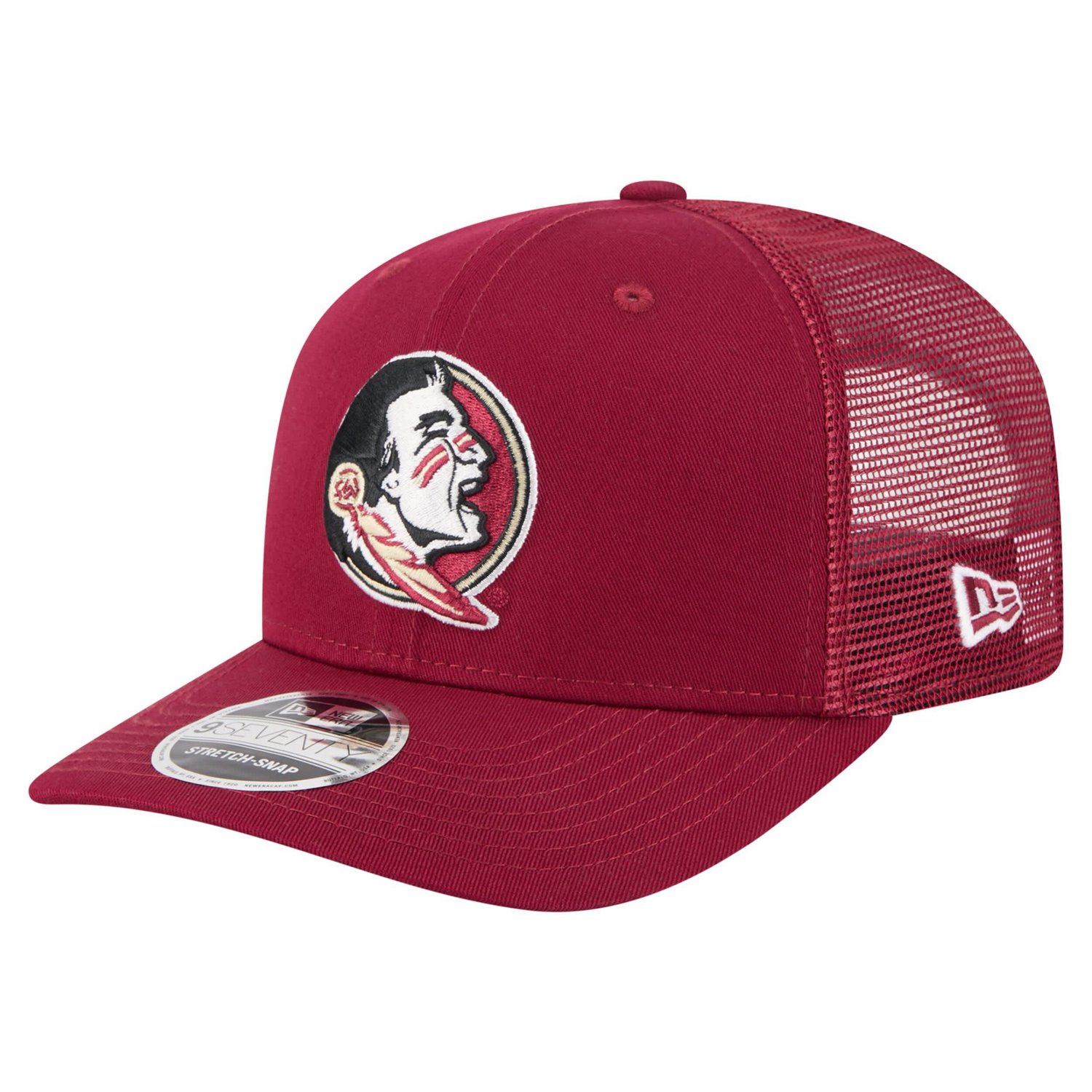New Era Florida State Seminoles Primary 9SEVENTY Trucker Stretch-Snap Hat - view number 1