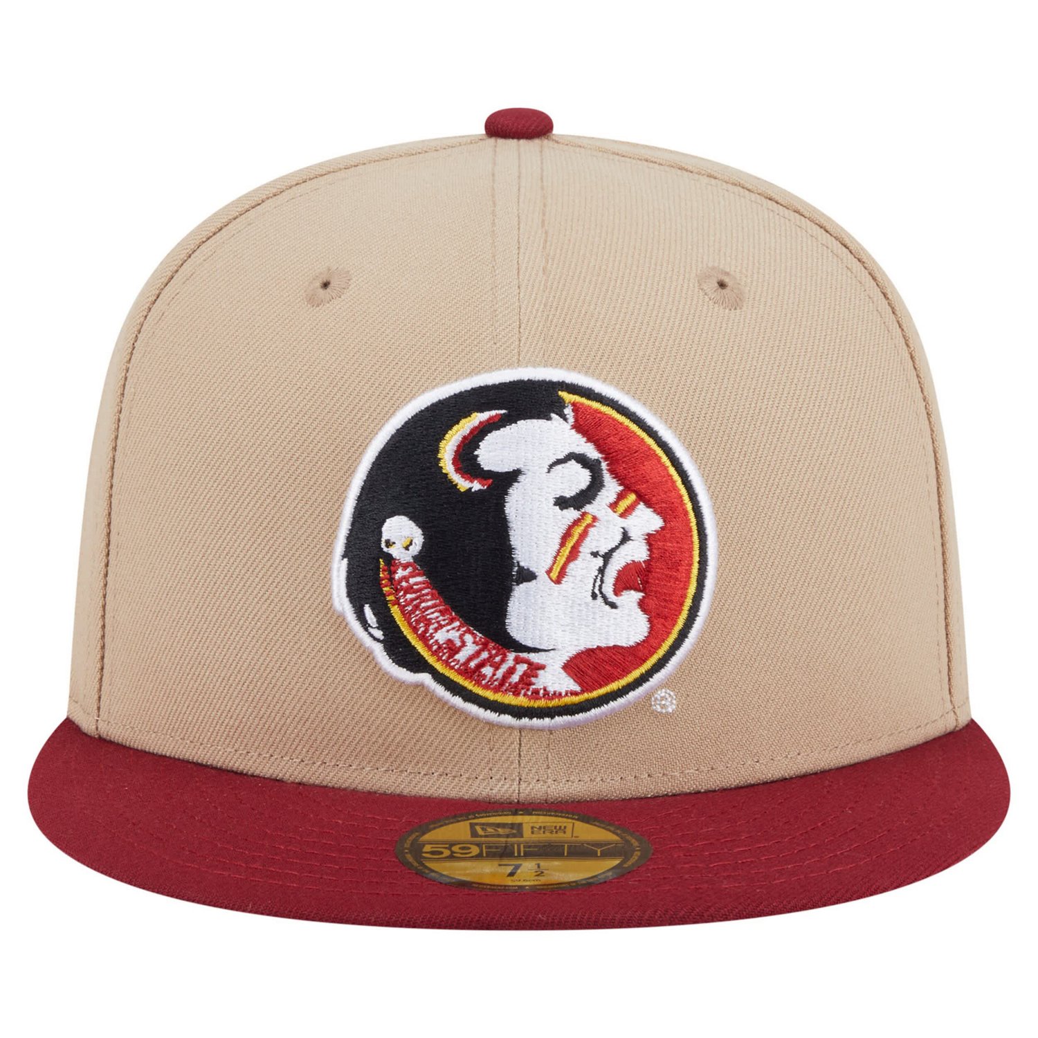New Era Florida State Seminoles Throwback Two-Tone 59FIFTY Fitted Hat - view number 2