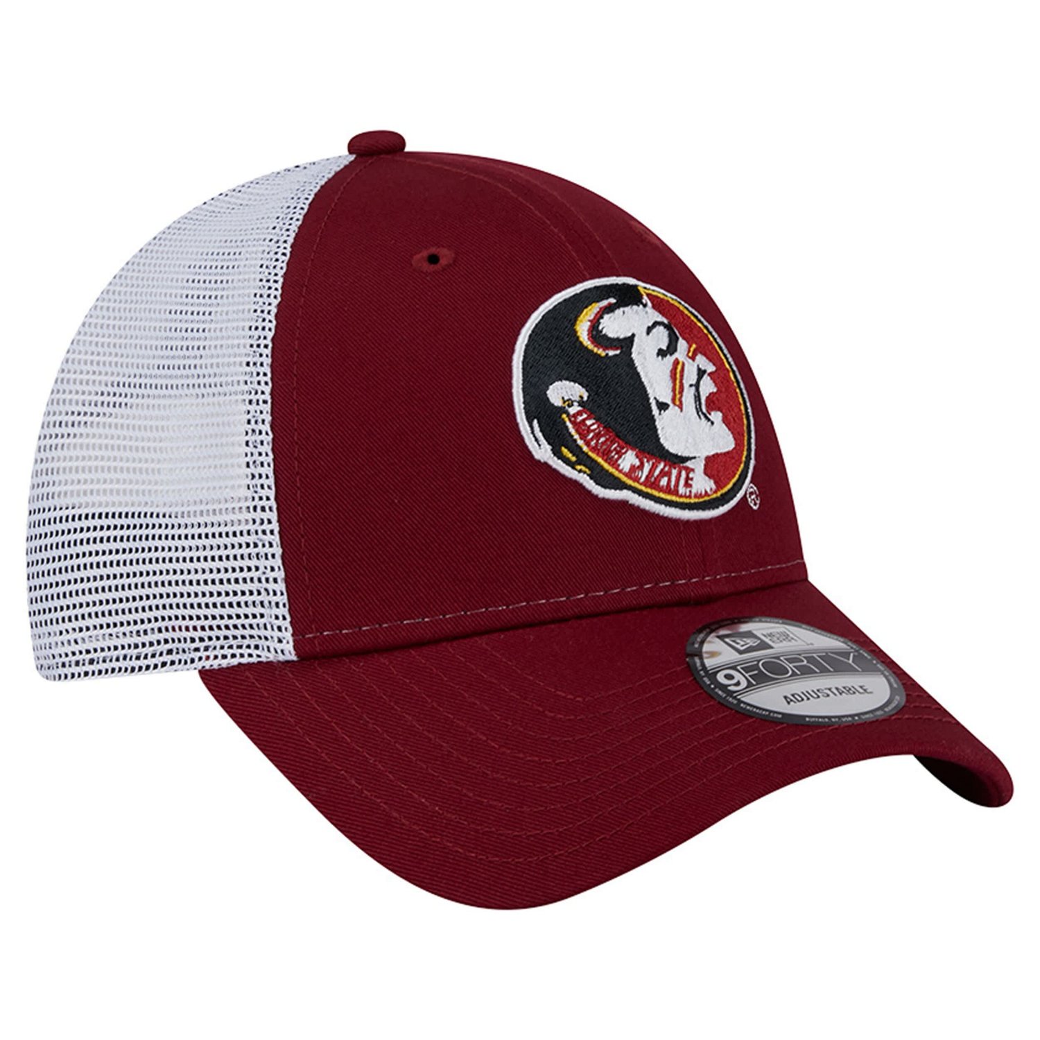 New Era Florida State Seminoles Trucker 9FORTY Adjustable Hat - view number 3