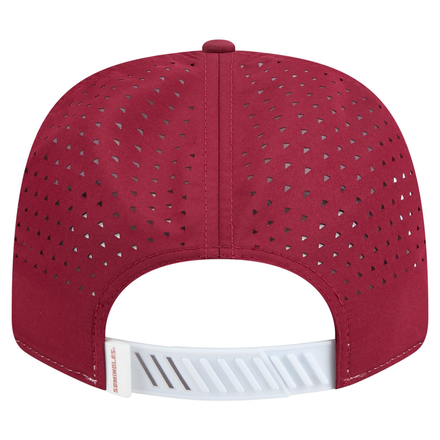 New Era Garnet Florida State Seminoles Perforated Patched 9SEVENTY Adjustable Hat - view number 4