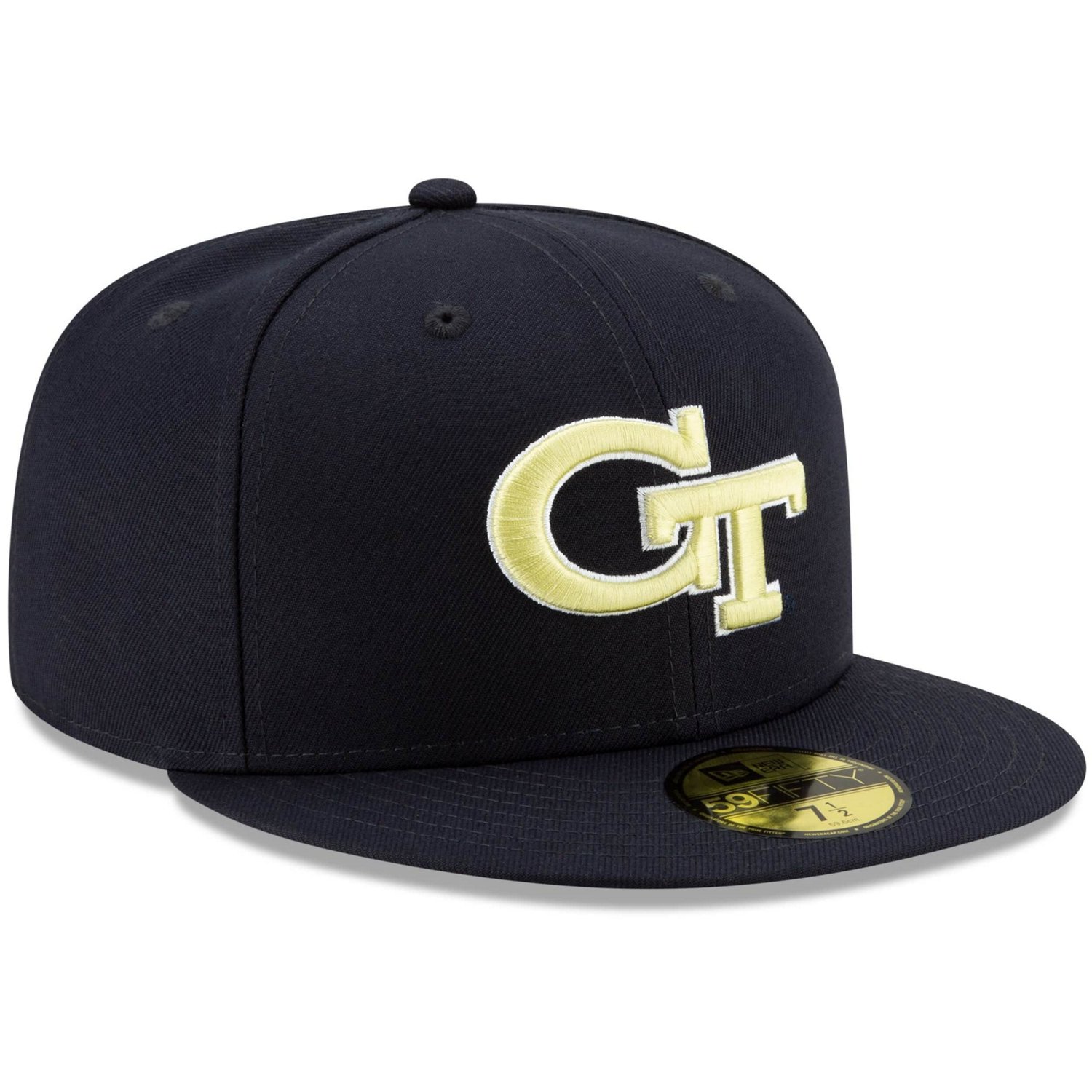 New Era Georgia Tech Yellow Jackets Primary Team Logo Basic 59FIFTY Fitted Hat - view number 3