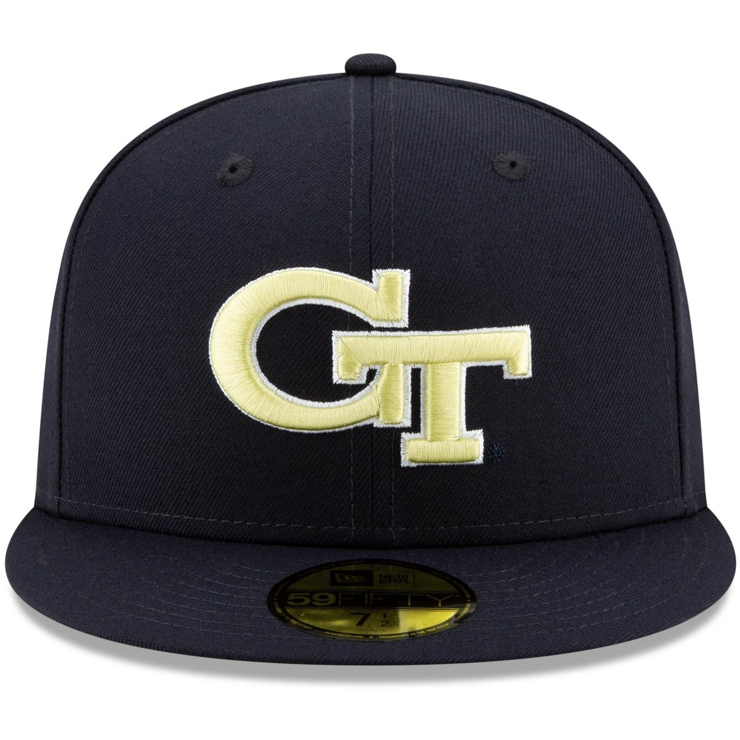 New Era Georgia Tech Yellow Jackets Primary Team Logo Basic 59FIFTY Fitted Hat - view number 2