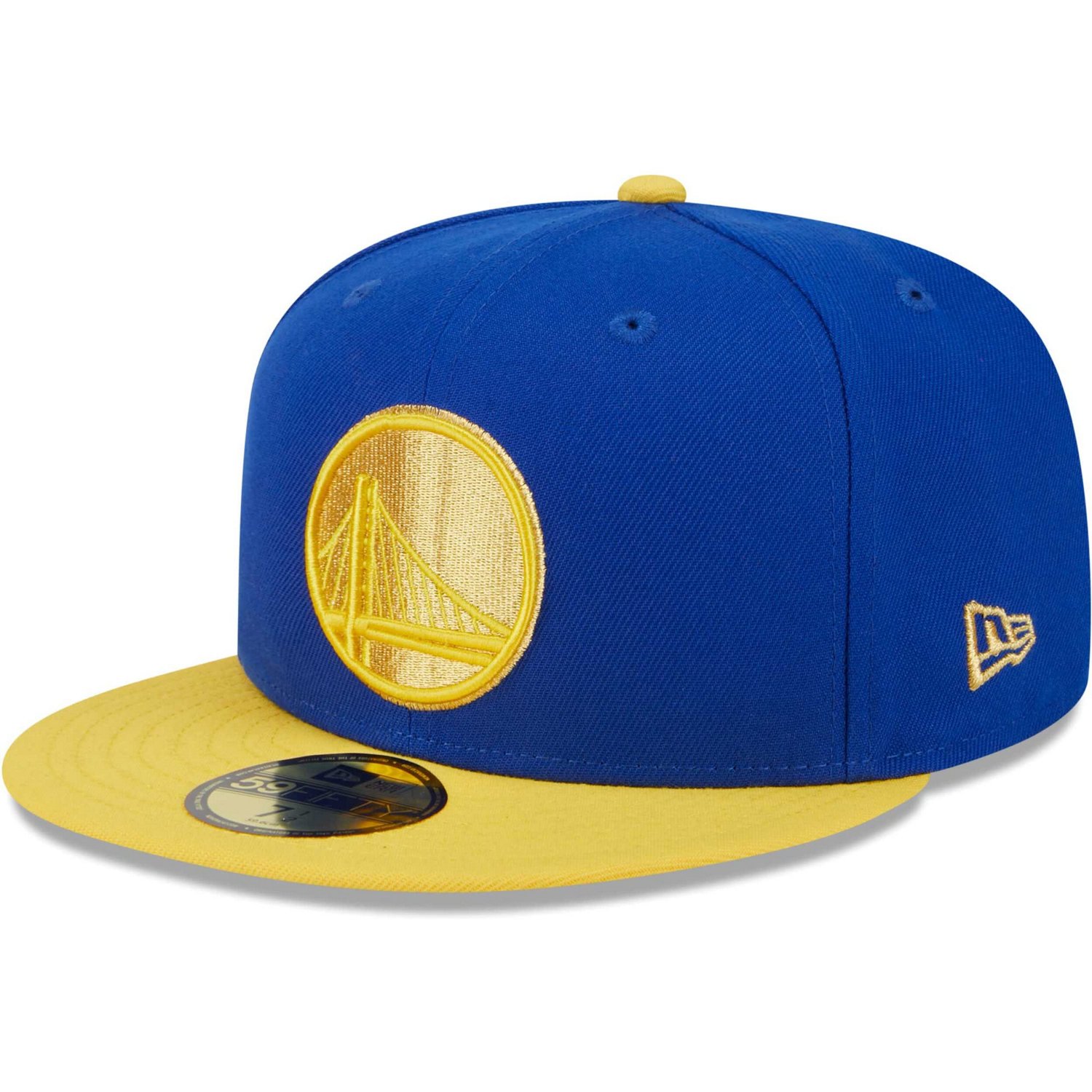 New Era Gold Golden State Warriors Gameday Gold Pop Stars 59FIFTY Fitted Hat - view number 3
