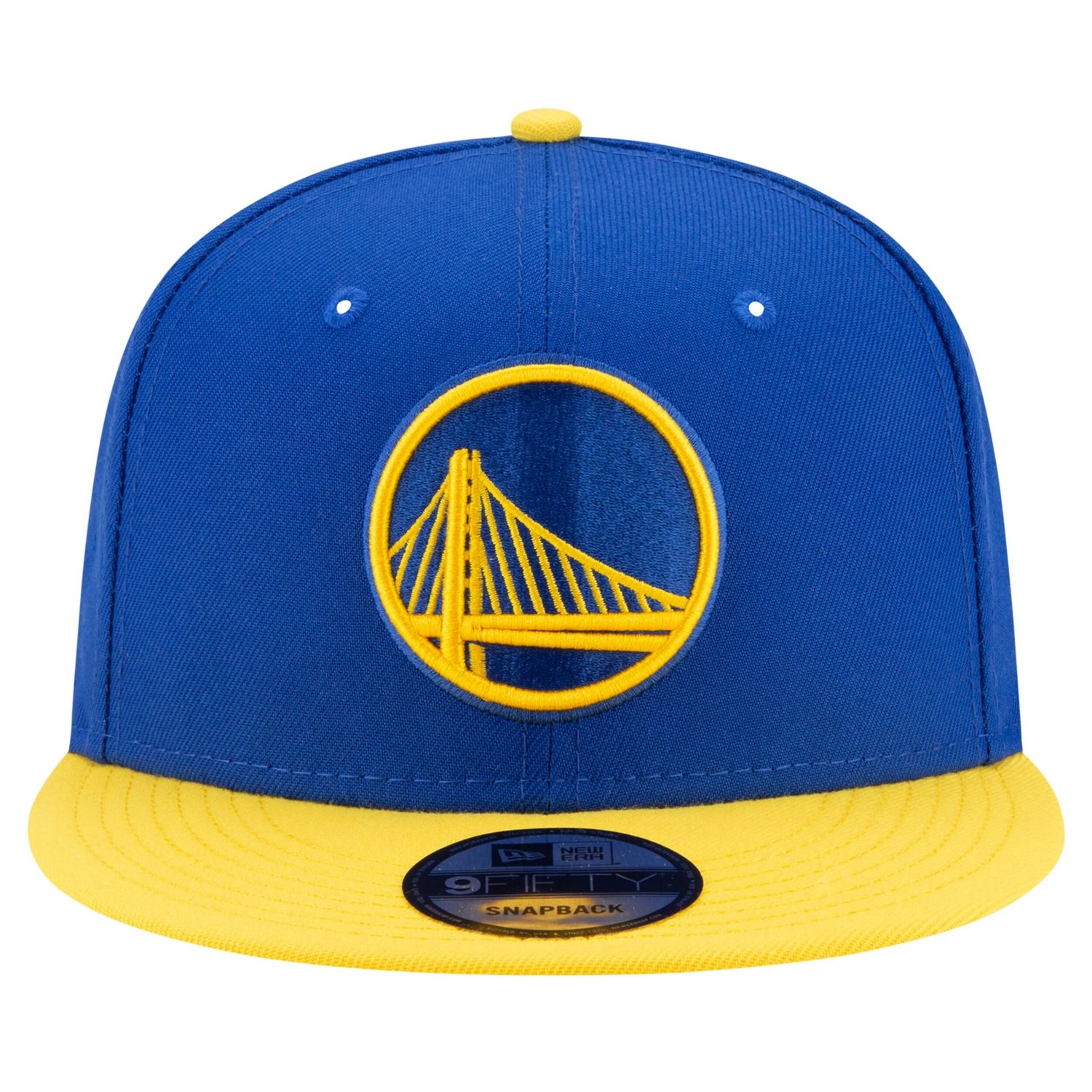 New Era Gold Golden State Warriors Official Team Color 2Tone 9FIFTY Snapback Hat - view number 2