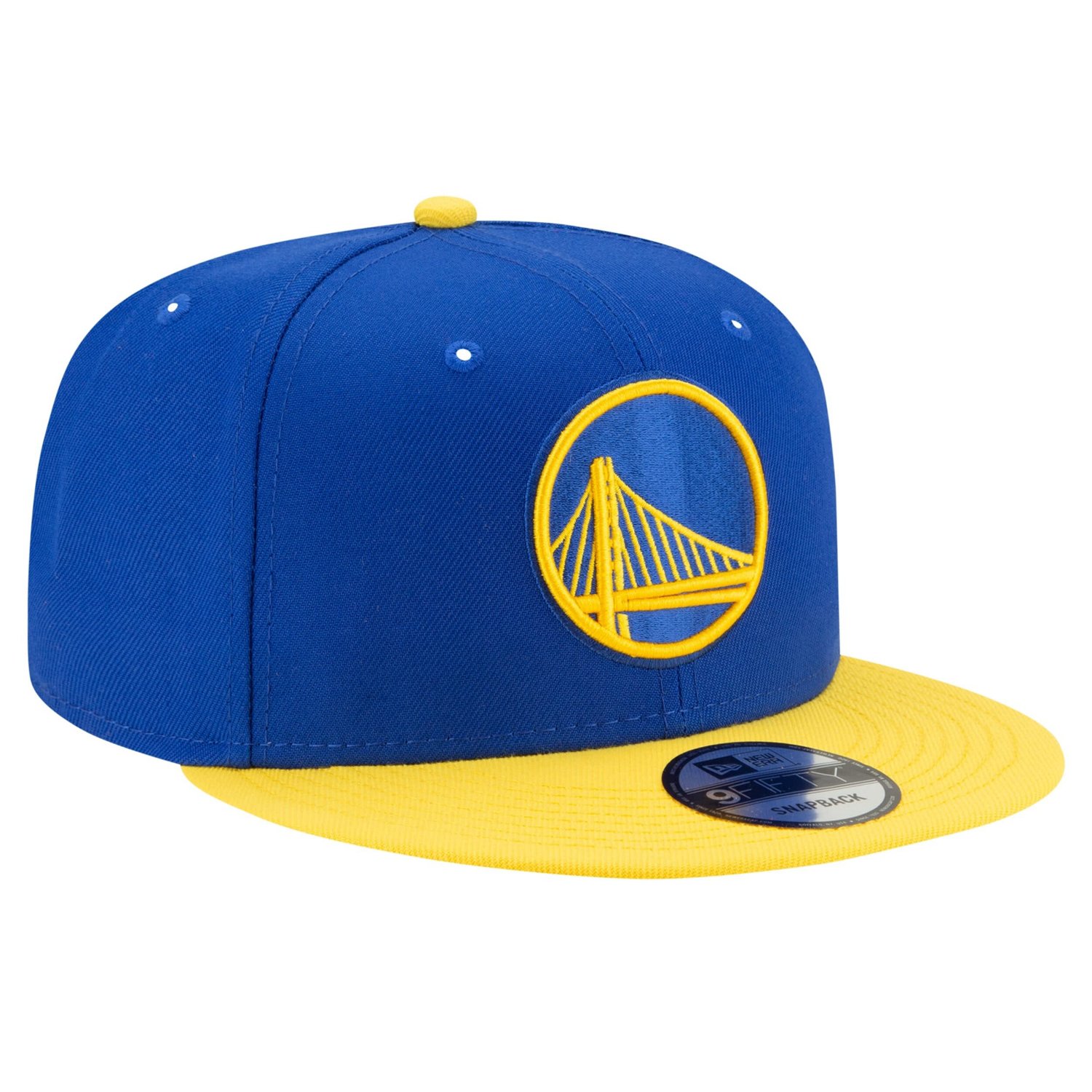 New Era Gold Golden State Warriors Official Team Color 2Tone 9FIFTY Snapback Hat - view number 3
