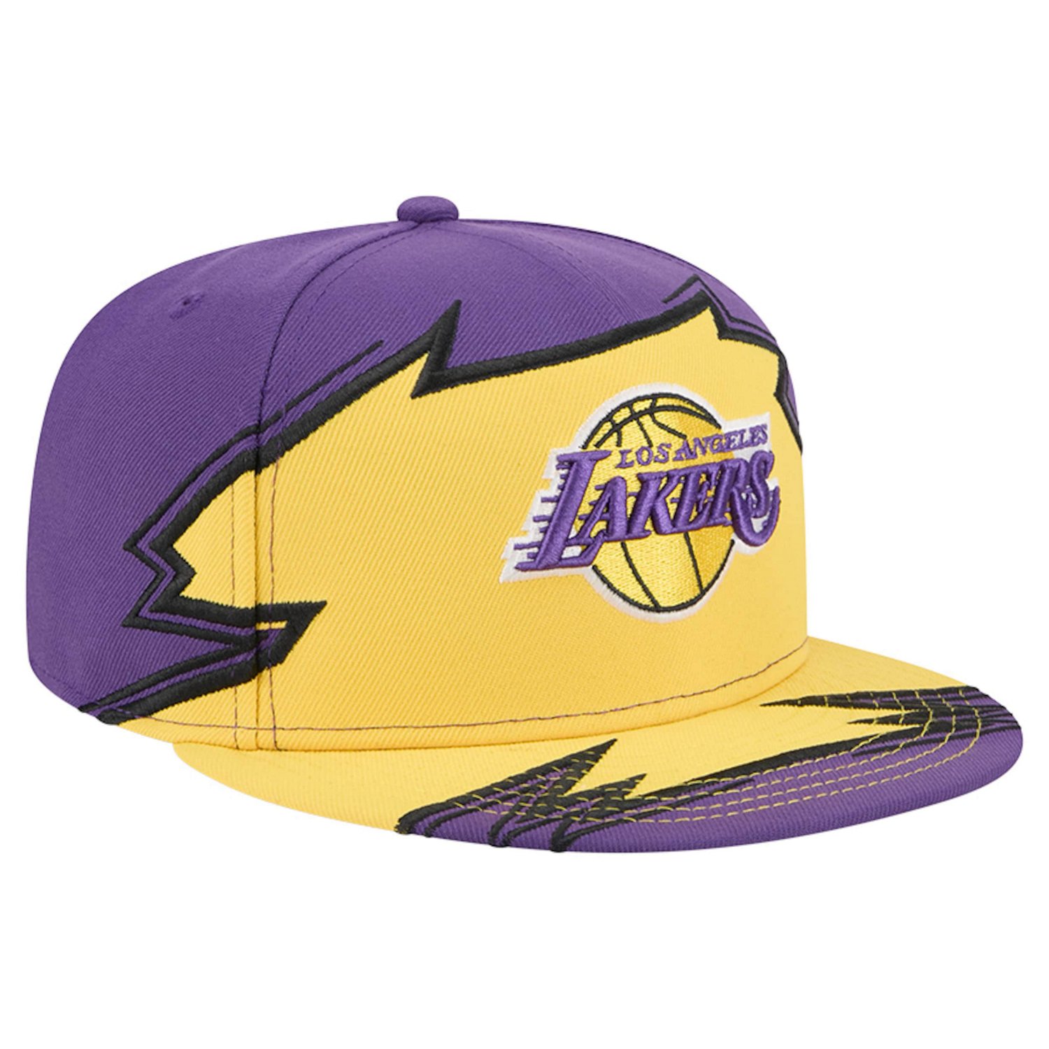 New Era Gold Los Angeles Lakers Break 59FIFTY Fitted Hat - view number 3