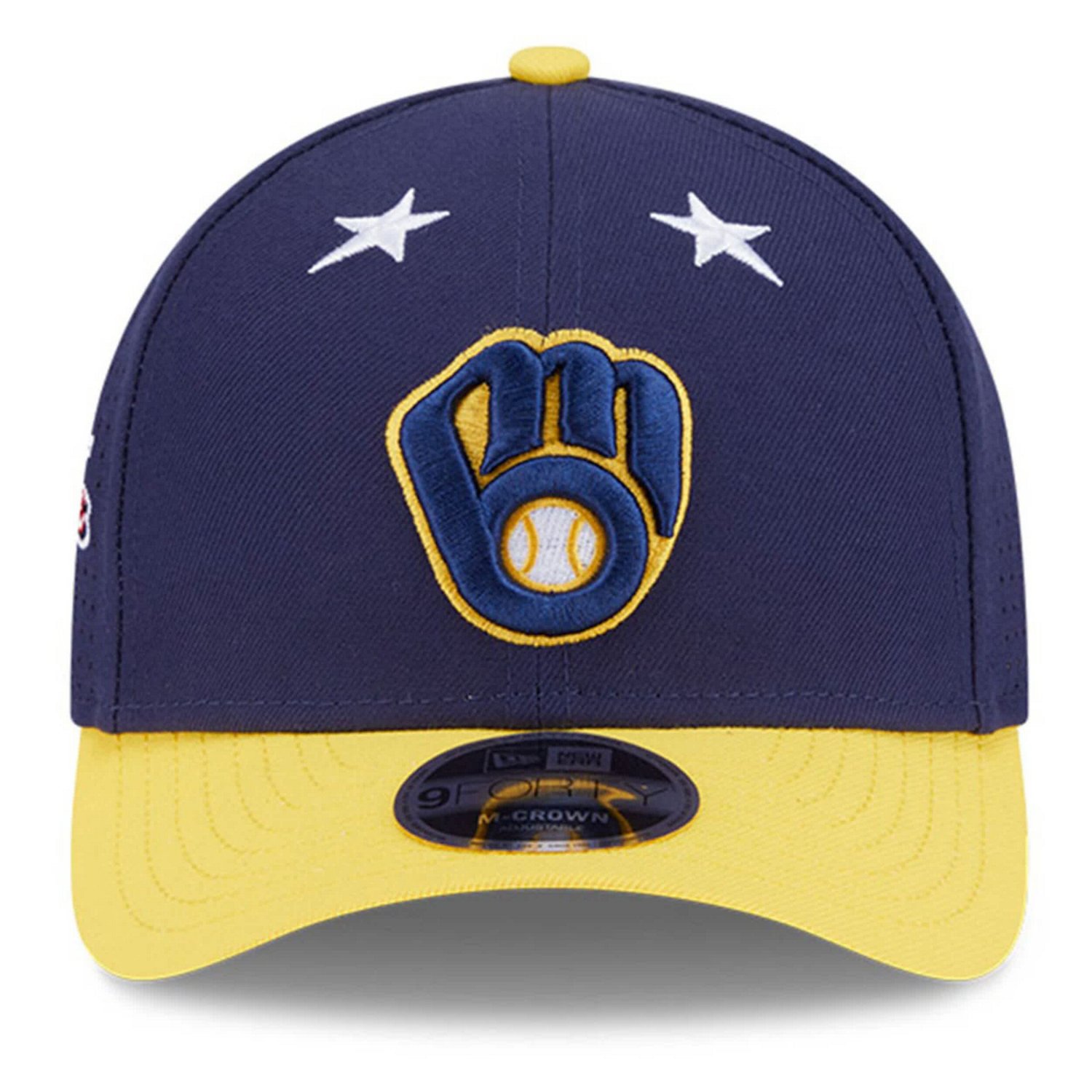 New Era Gold Milwaukee Brewers 2025 MLB All-Star Game 9FORTY M-Crown Adjustable Hat - view number 2