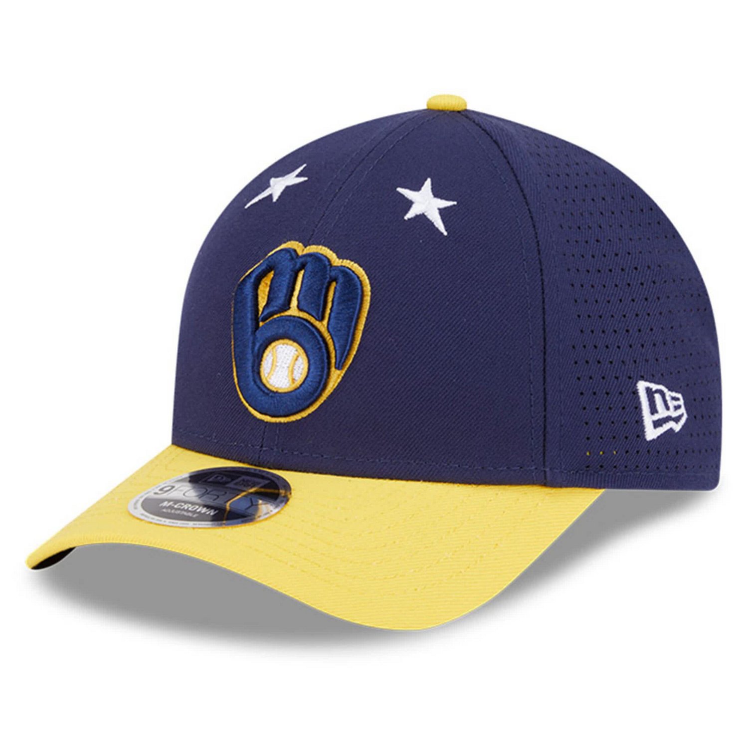 New Era Gold Milwaukee Brewers 2025 MLB All-Star Game 9FORTY M-Crown Adjustable Hat - view number 3
