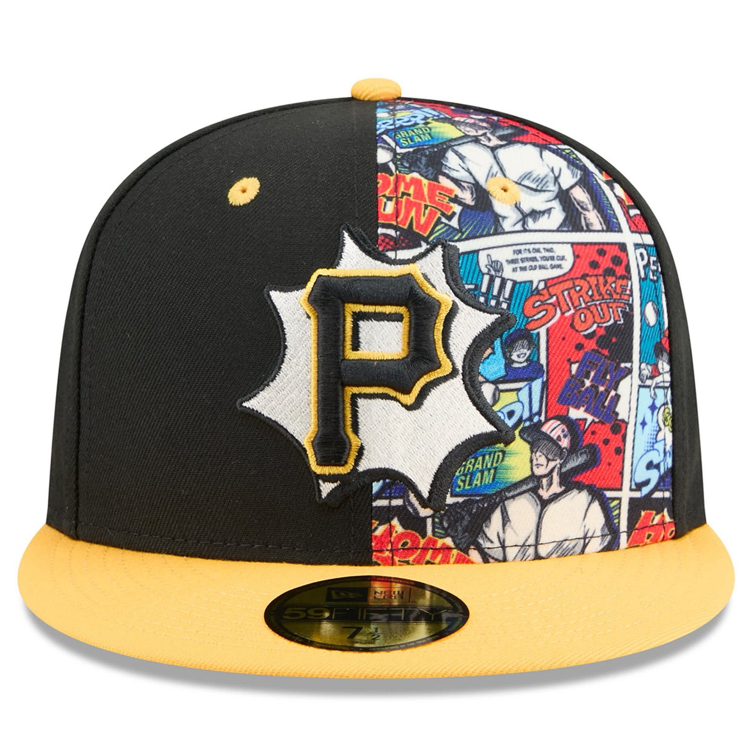 New Era Gold Pittsburgh Pirates 2025 MLB Diamond Hero Edition 59FIFTY Fitted Hat - view number 2