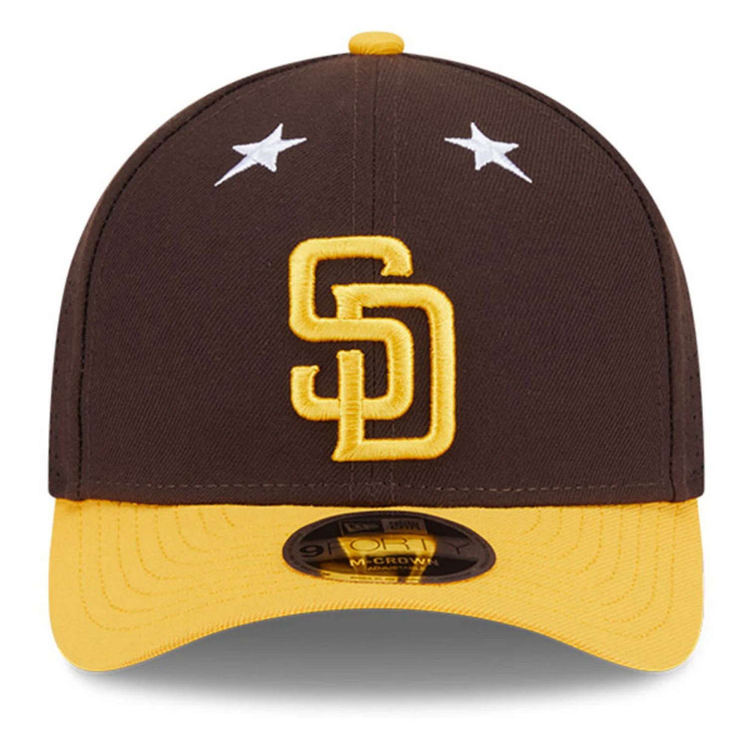 New Era Gold San Diego Padres 2025 MLB All-Star Game 9FORTY M-Crown Adjustable Hat - view number 2