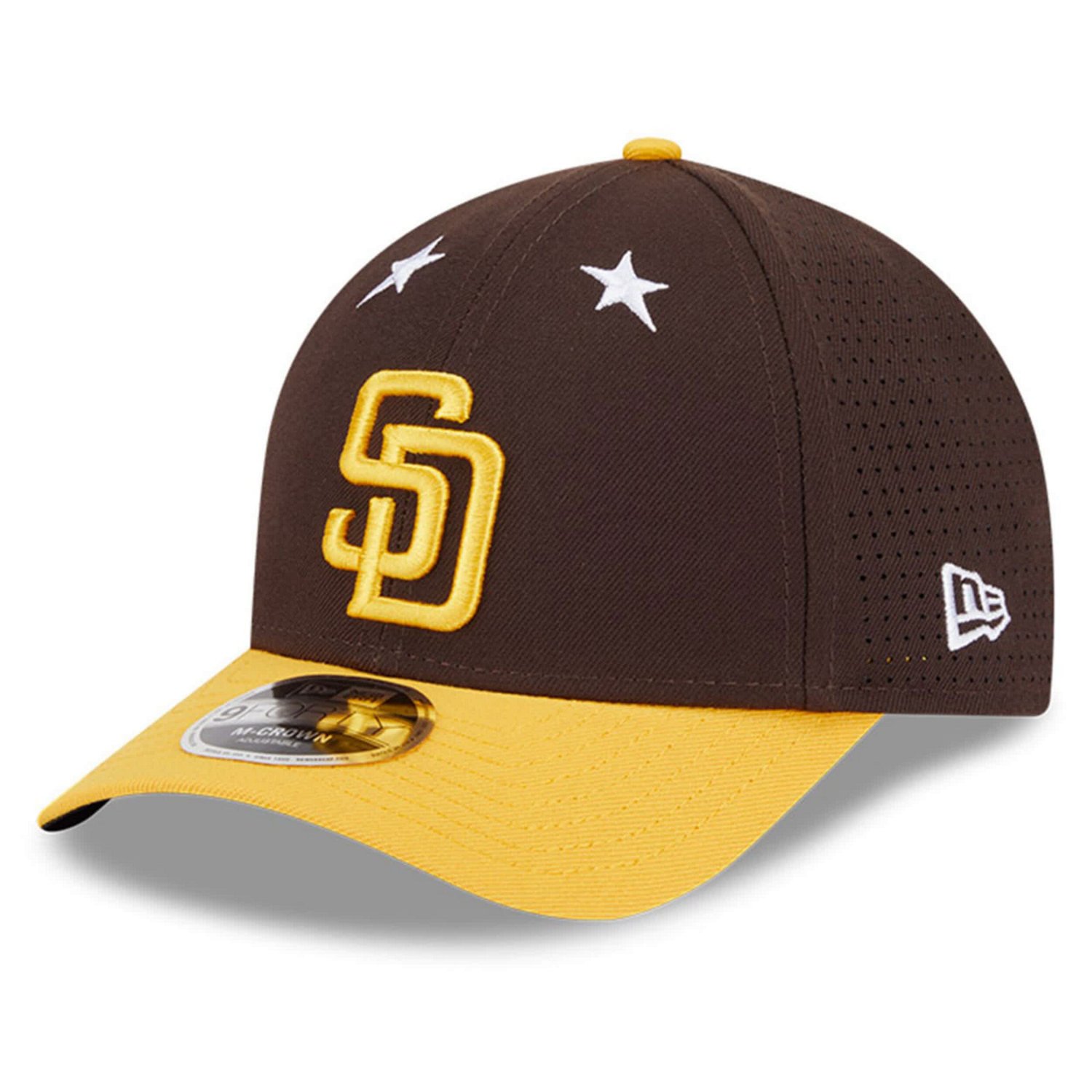 New Era Gold San Diego Padres 2025 MLB All-Star Game 9FORTY M-Crown Adjustable Hat - view number 3