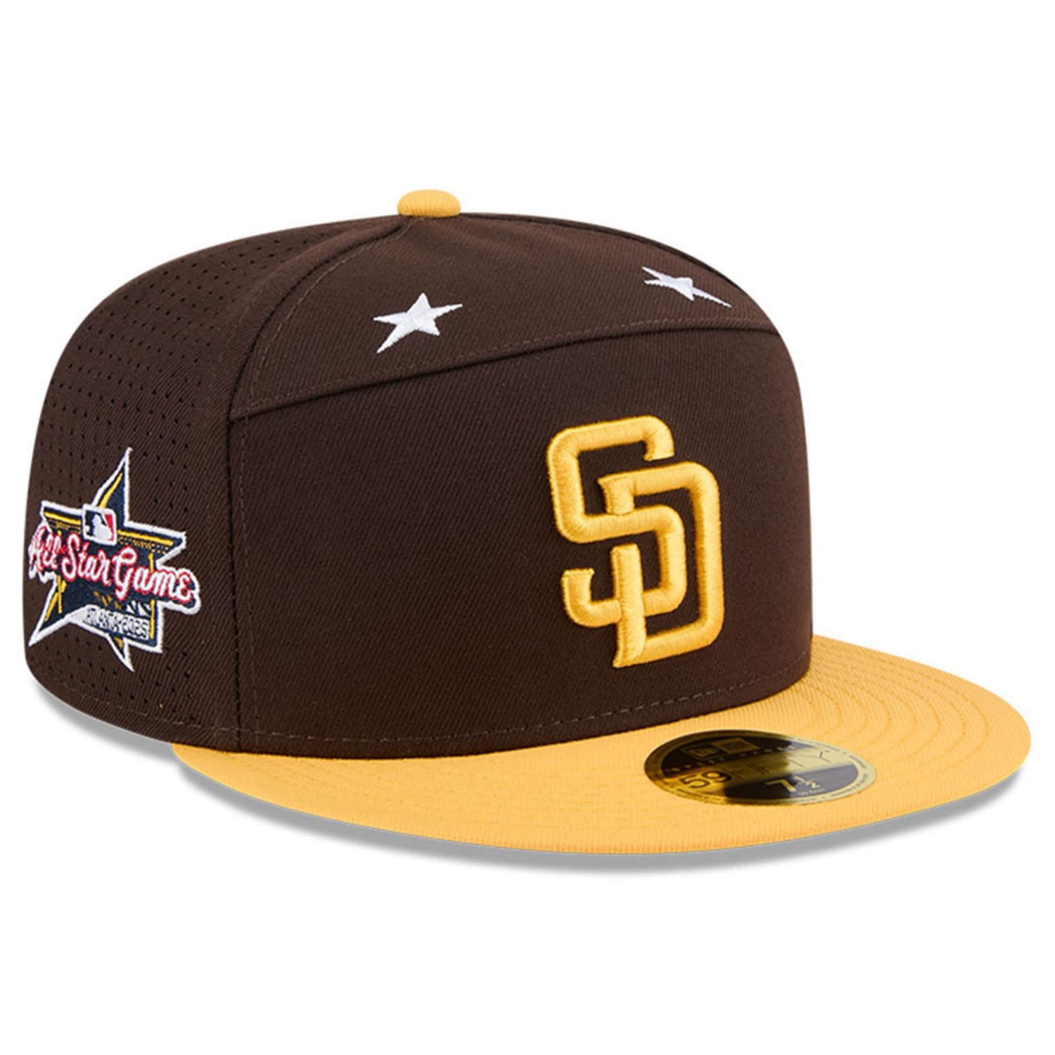 h*a様 DECENDANT 59FIFTY NEW ERA 25SS New Era 59Fifty San Diego Padres Fitted Hat Size 7 5/8 Sky