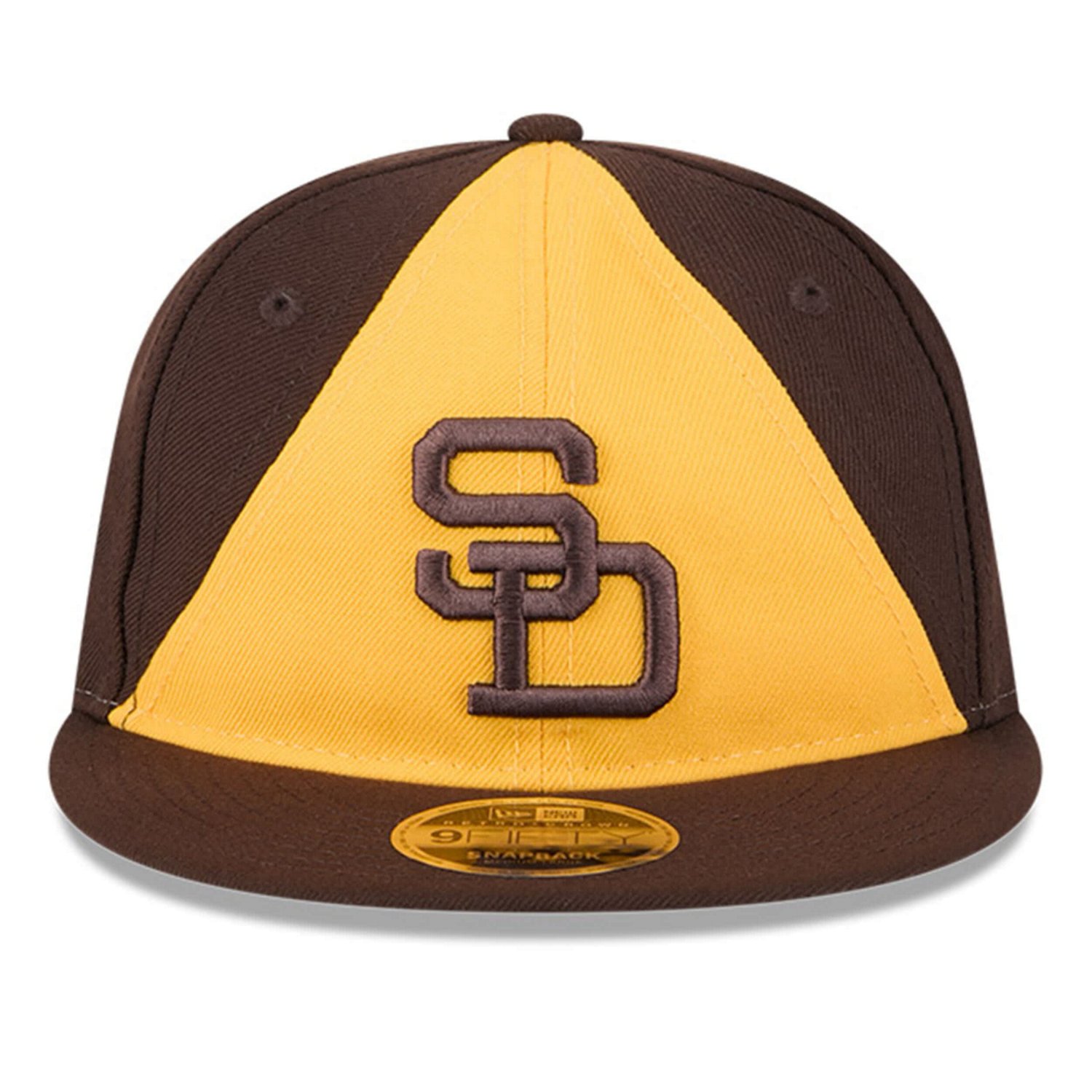 New Era Gold San Diego Padres Baseball Hall of Fame Retro Crown 9FIFTY Adjustable Hat - view number 2