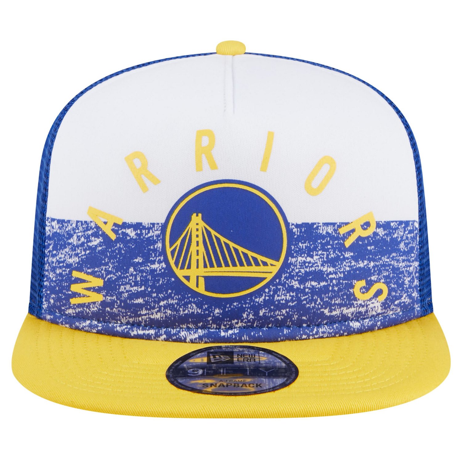 New Era Golden State Warriors Arch A-Frame Trucker 9FIFTY Snapback Hat